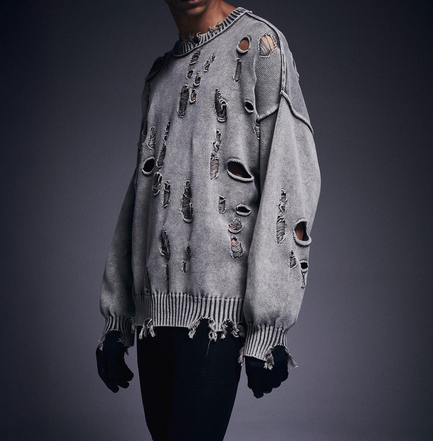 DankeSchon/ダンケシェーン/ASID WASH TENJIKU CREWNECK ベージュ