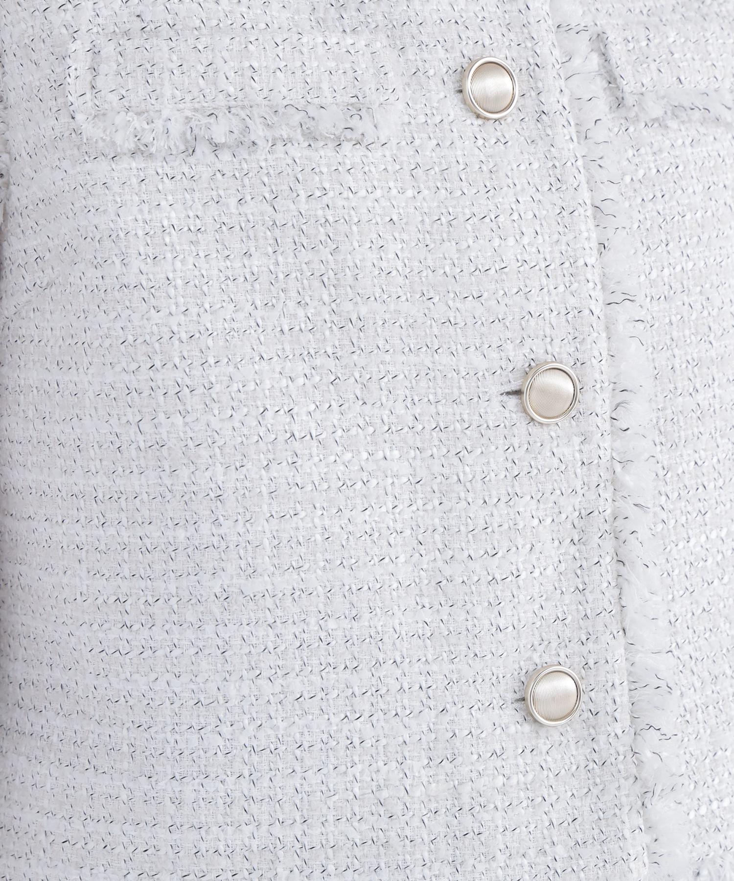 ツイードシリーズ コンパクトジレ オフ系2