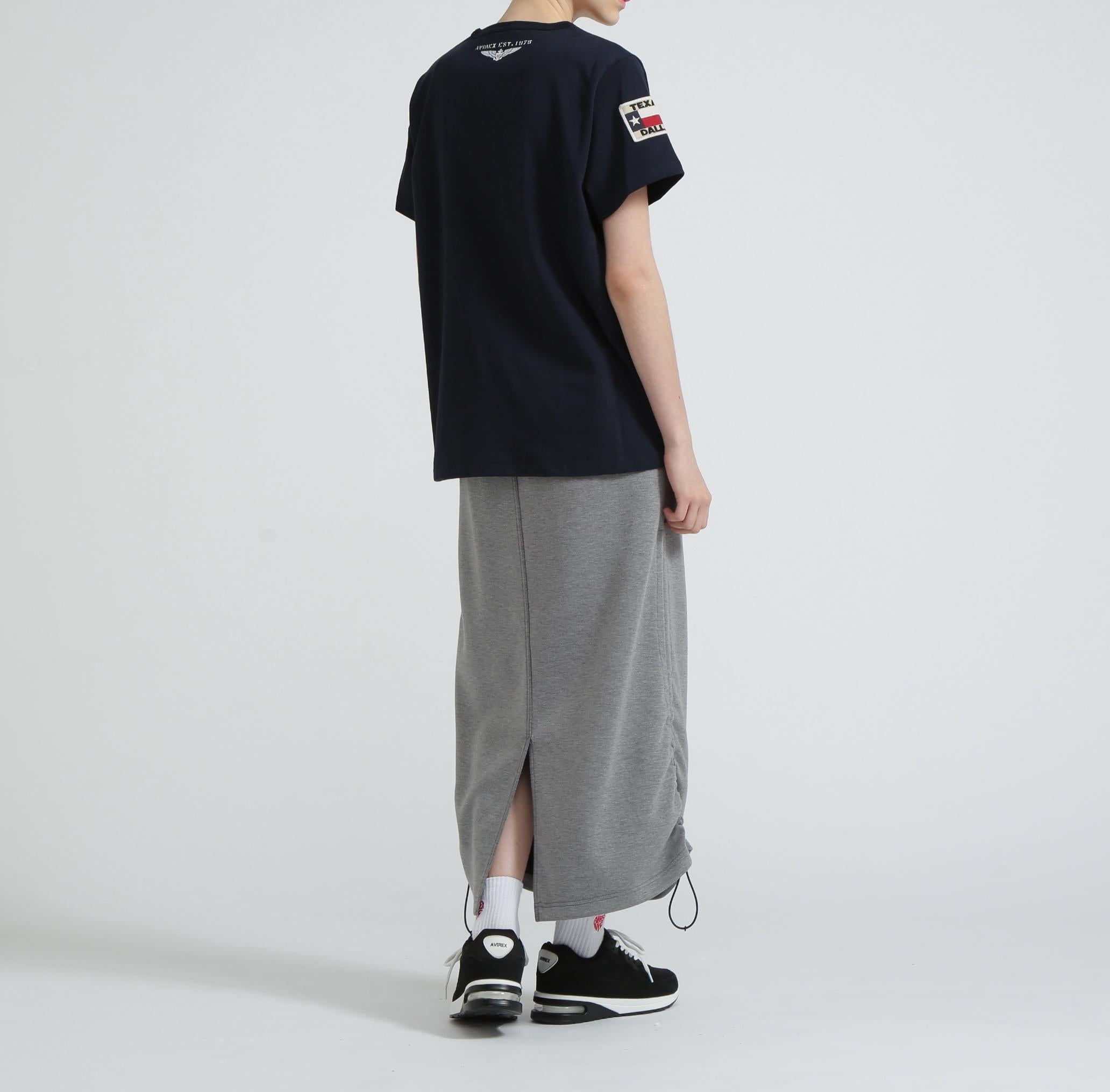 《WER&DEPOT限定》トップガン ワッペン Tシャツ/ TOP GUN WAPPEN S/S C>EW NECK T-SHI>T ネイビー