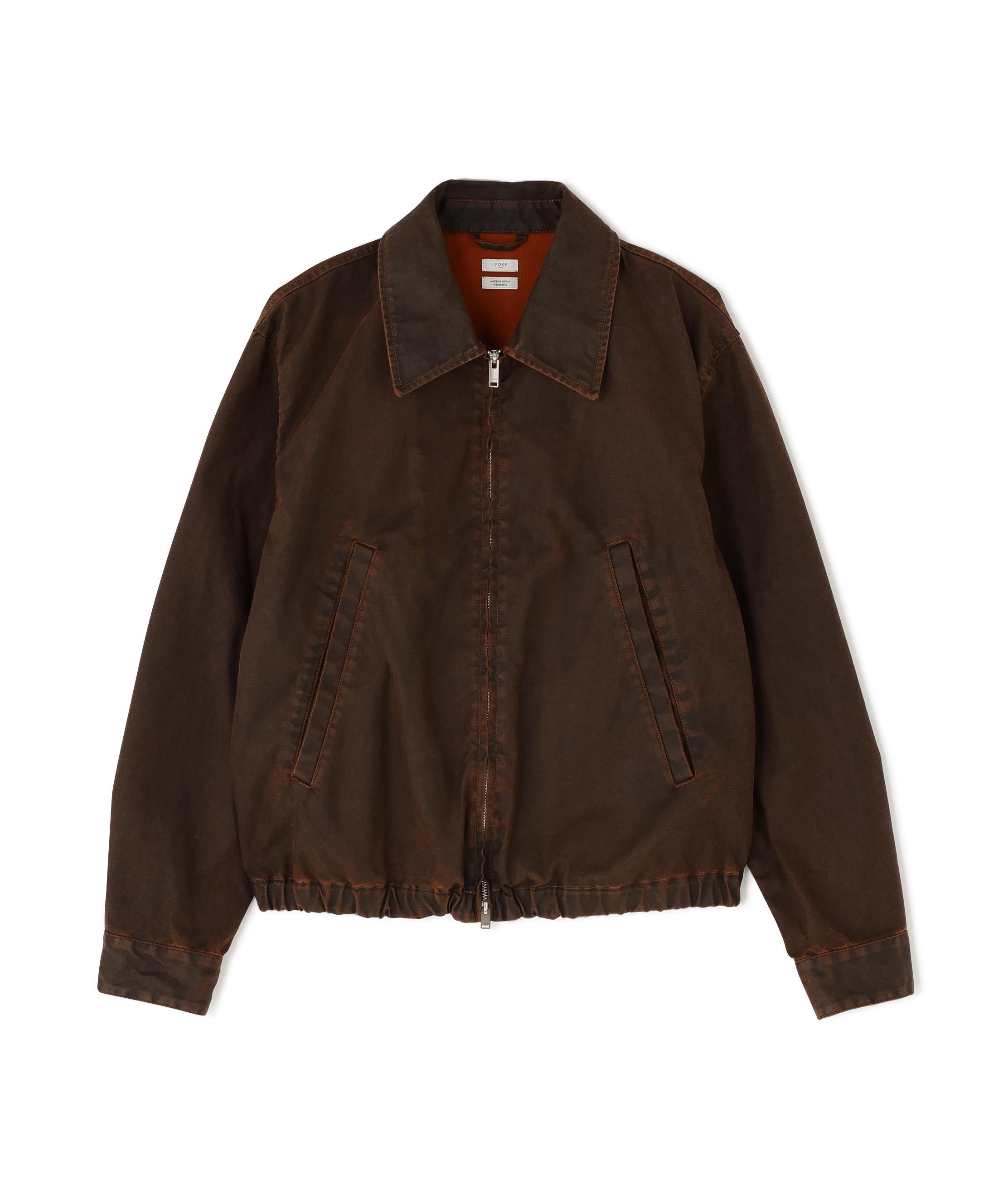YOKE/ヨーク/Coating Cotton Drizzier Jacket/YK26SS01183B ブラウン