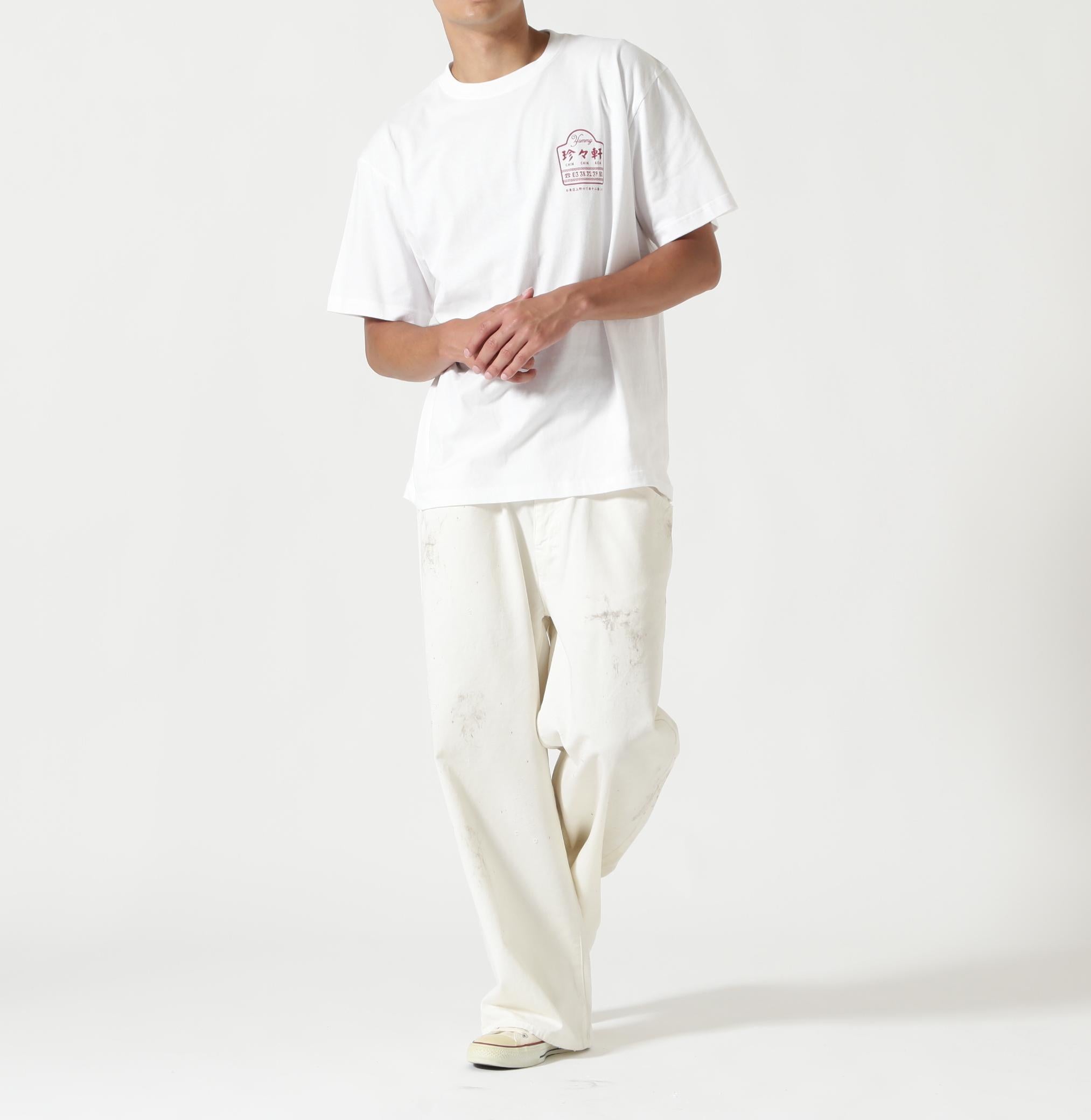 珍々軒×BEAVER BEAVER別注 珍々軒コラボTシャツ ホワイト