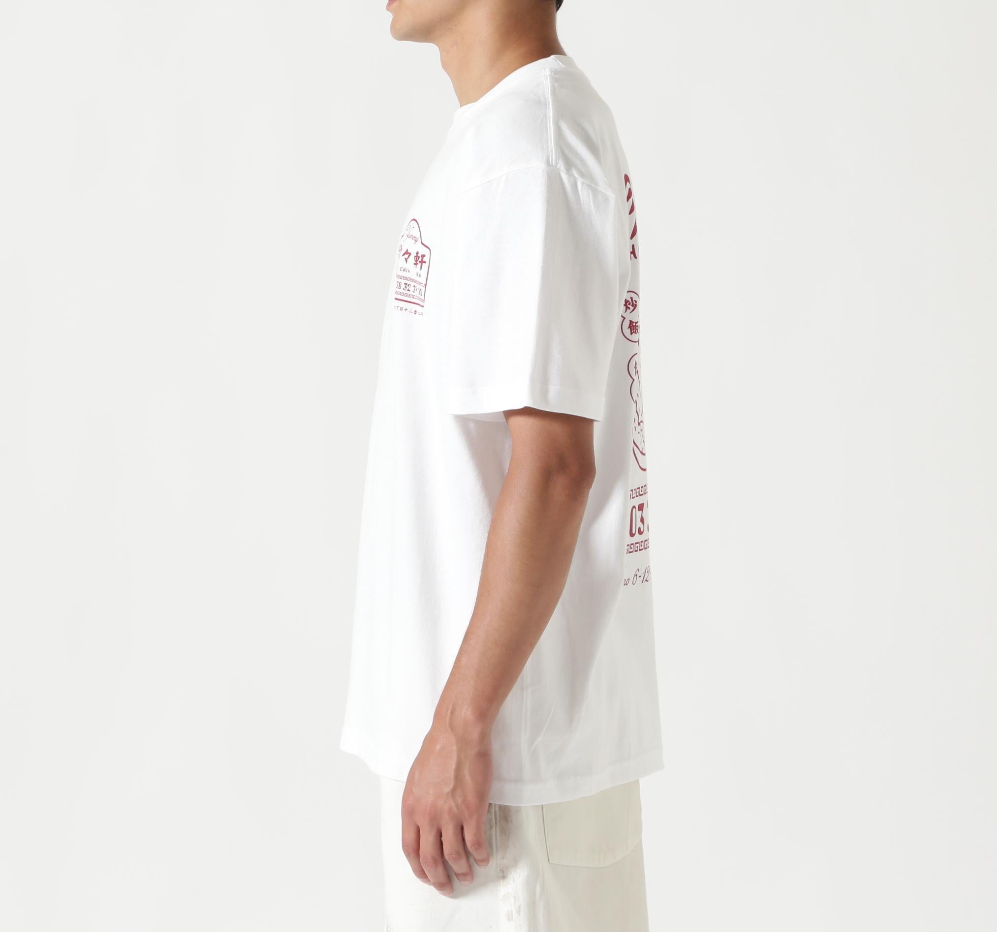 珍々軒×BEAVER BEAVER別注 珍々軒コラボTシャツ ホワイト