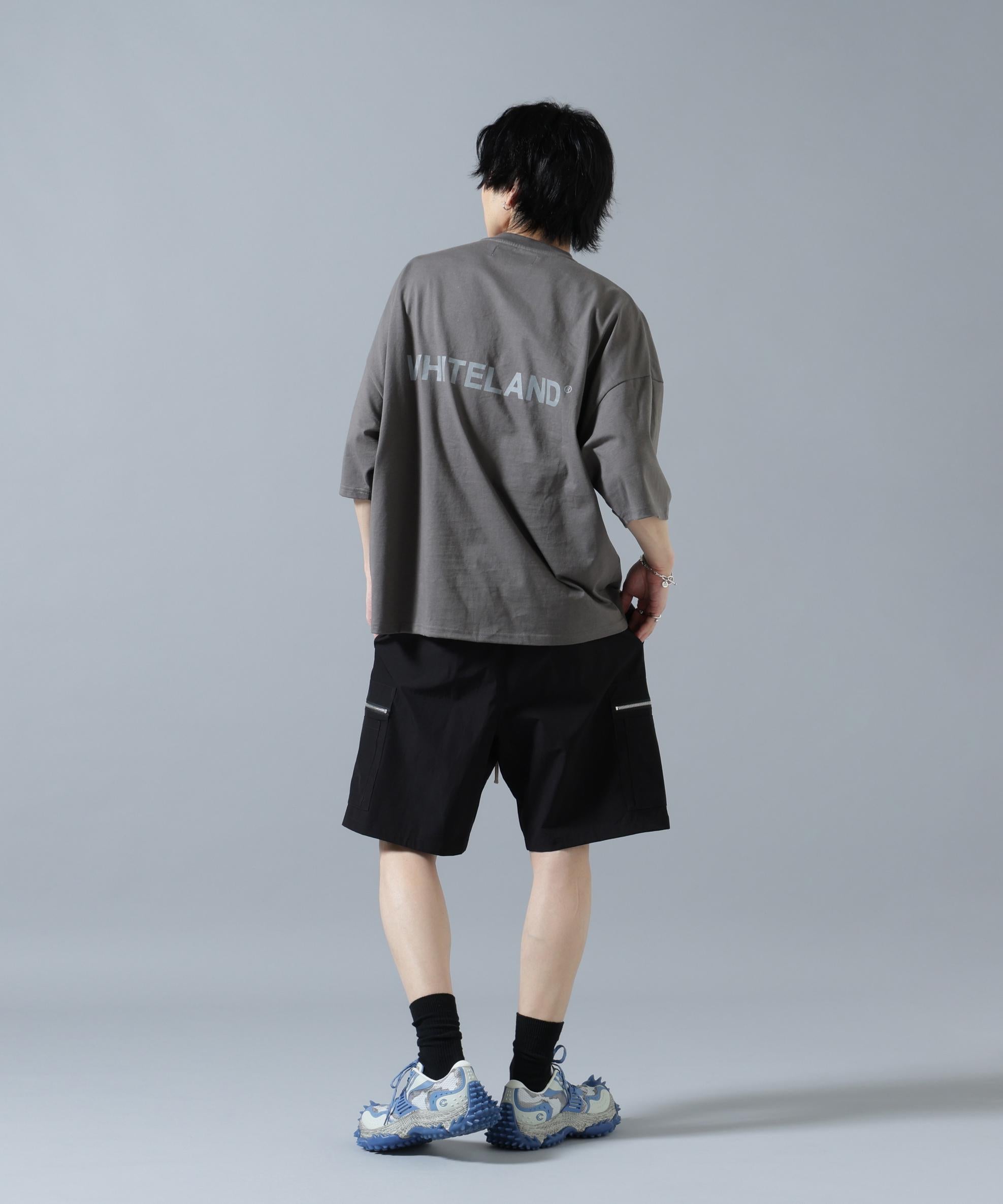 DankeSchon/ダンケシェーン/PTWILL FLAP CARGO SHORTS ブラック