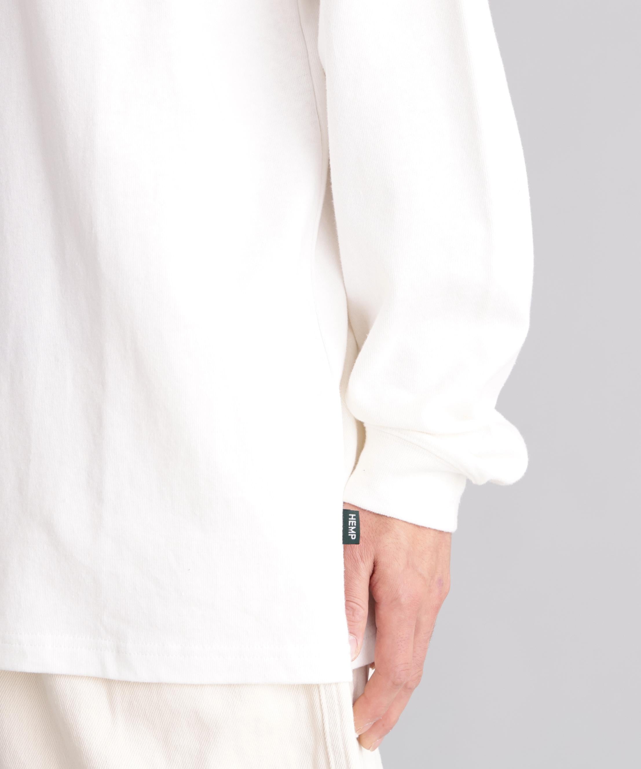 MANASTASH/マナスタッシュ/HEMP TOUR L/S TEE ホワイト