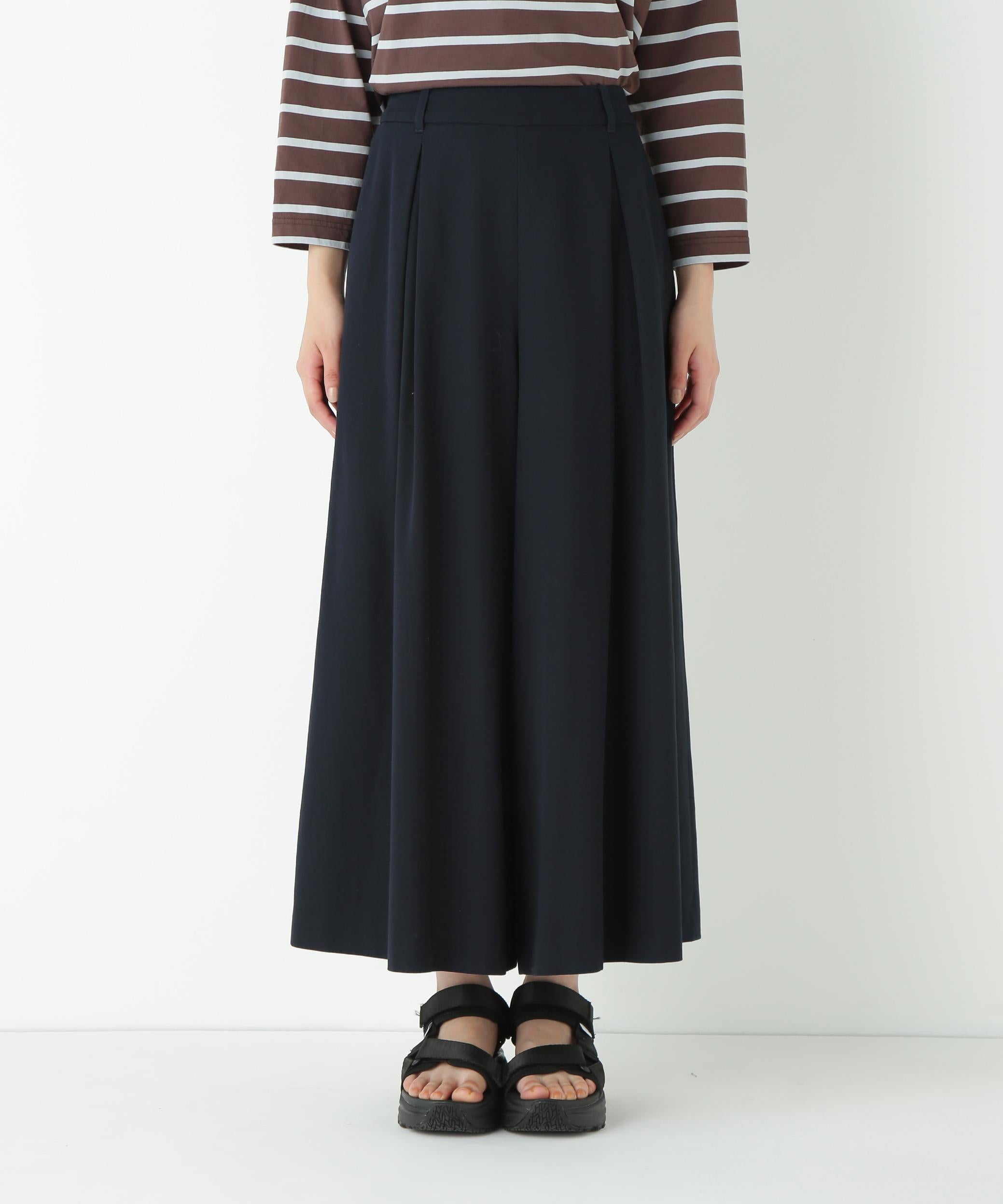 ◆コットンガスボイルバラシャタックスカーチョ ネイビー