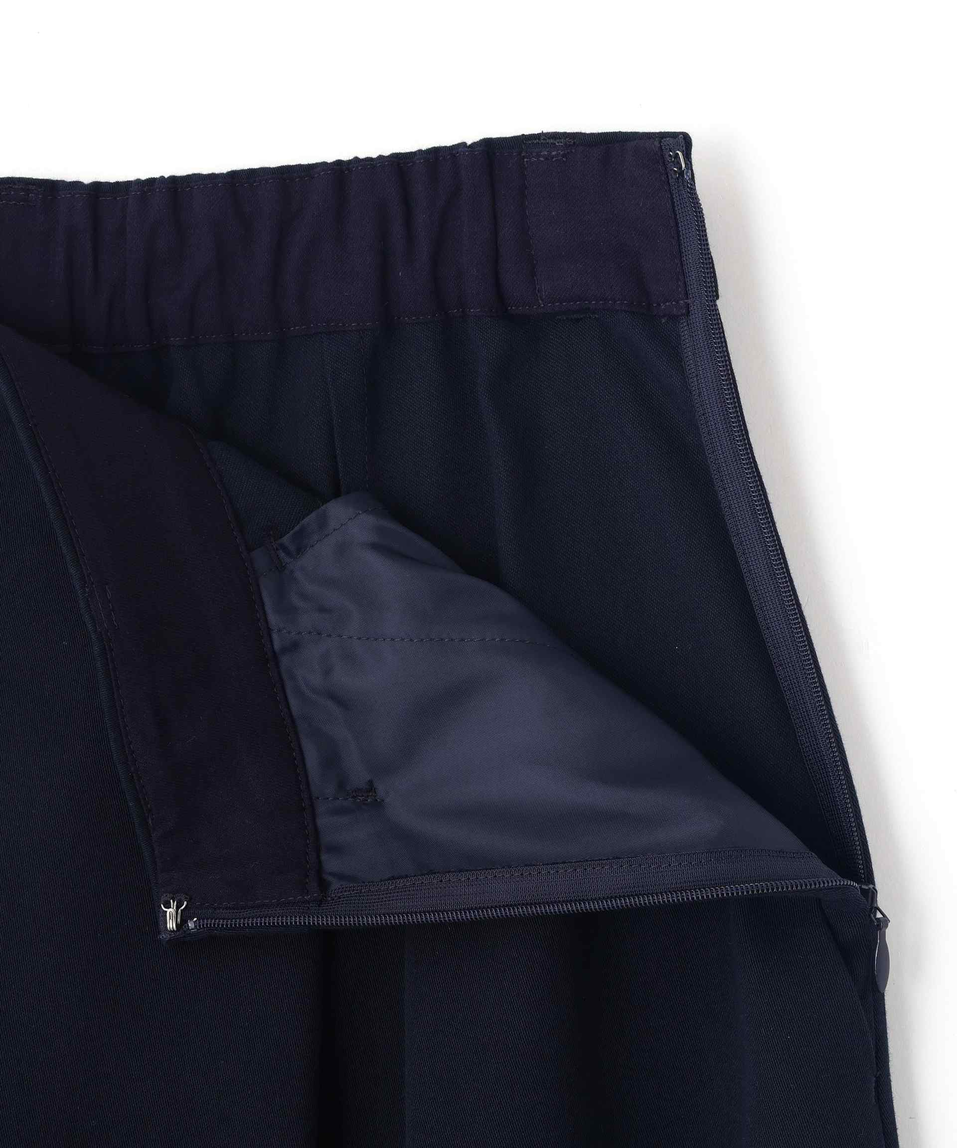 ◆コットンガスボイルバラシャタックスカーチョ ネイビー