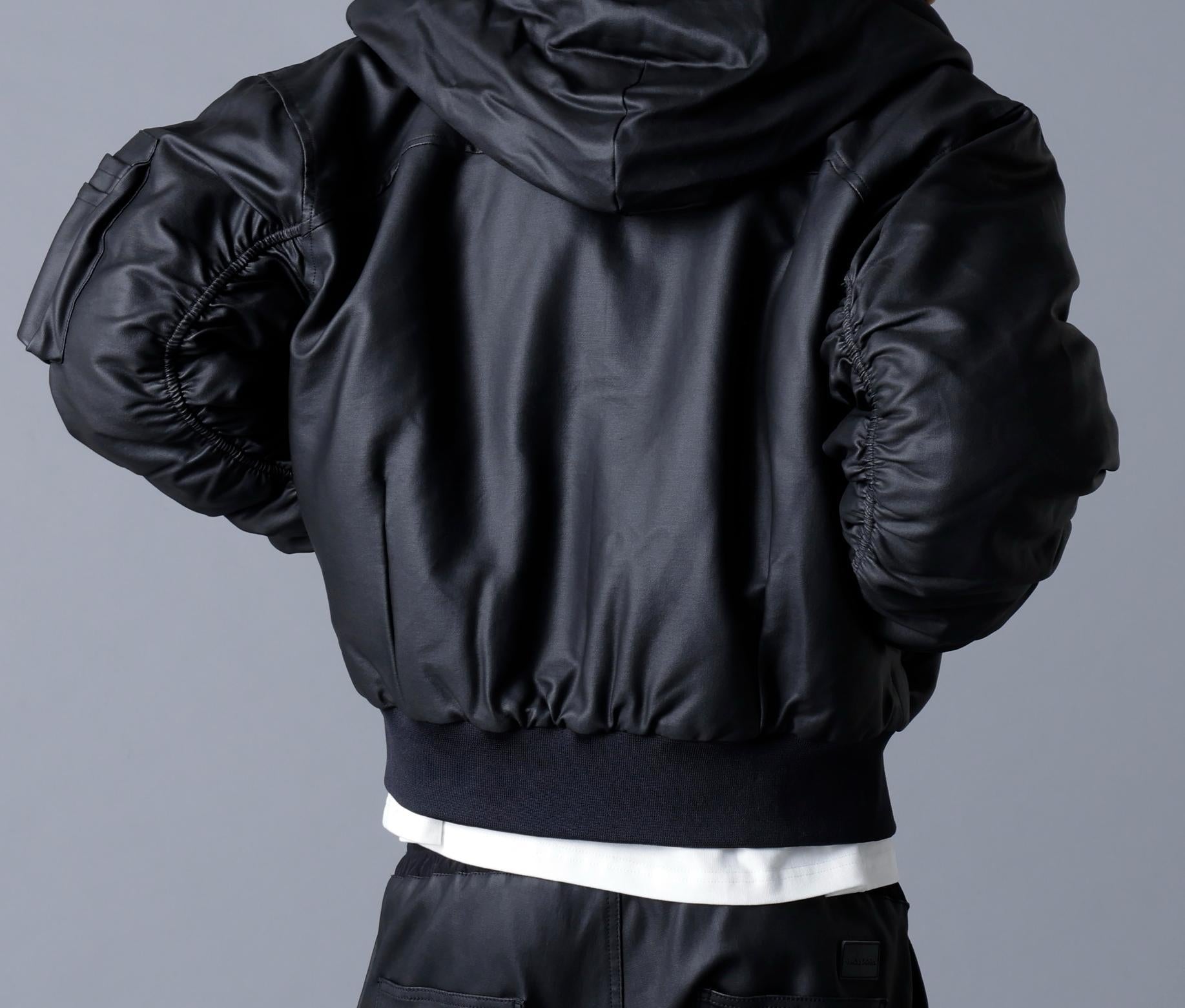 DankeSchon/ダンケシェーン/COATING HOOD MA-1 ブラック