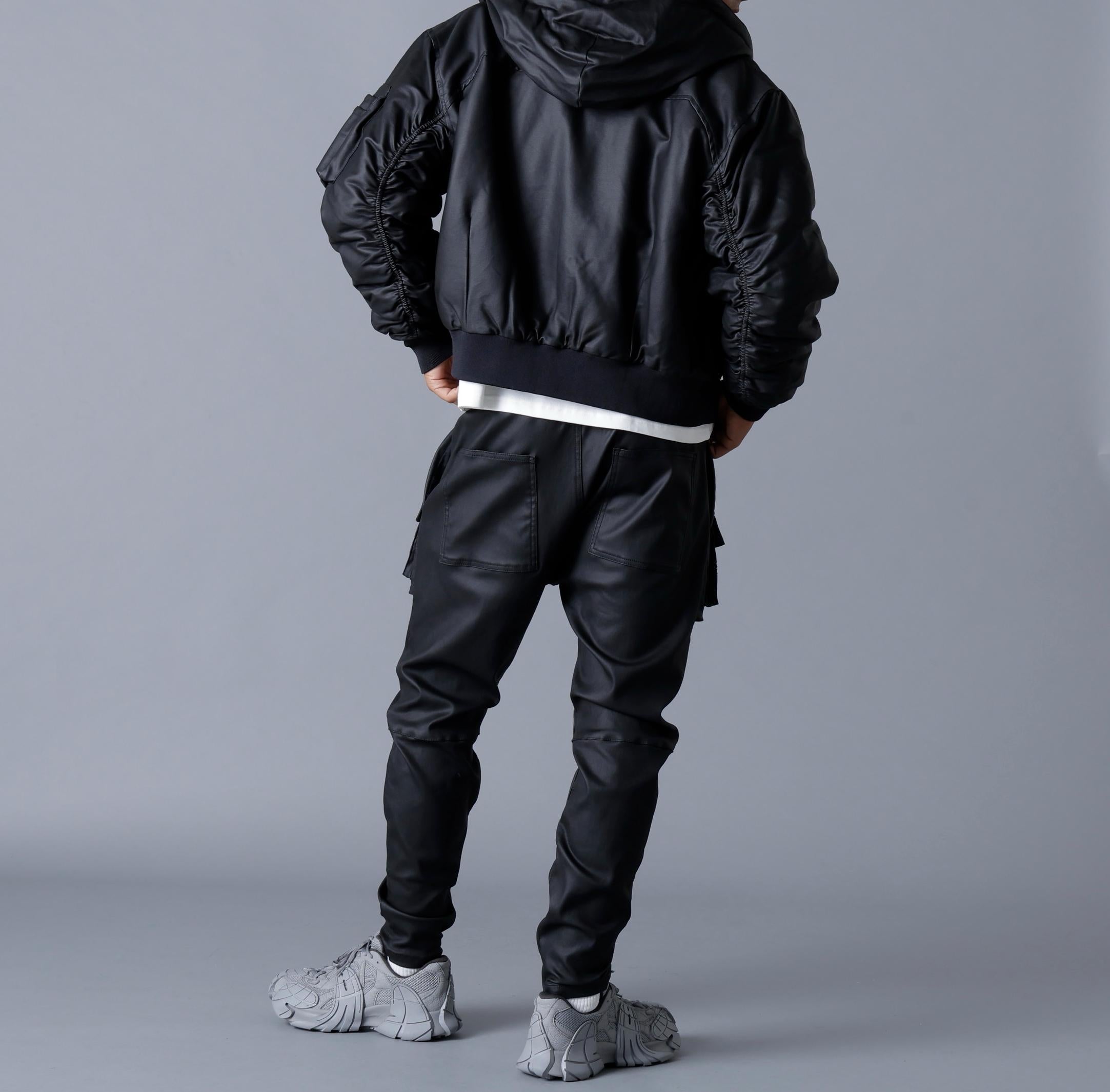 DankeSchon/ダンケシェーン/COATING HOOD MA-1 ブラック