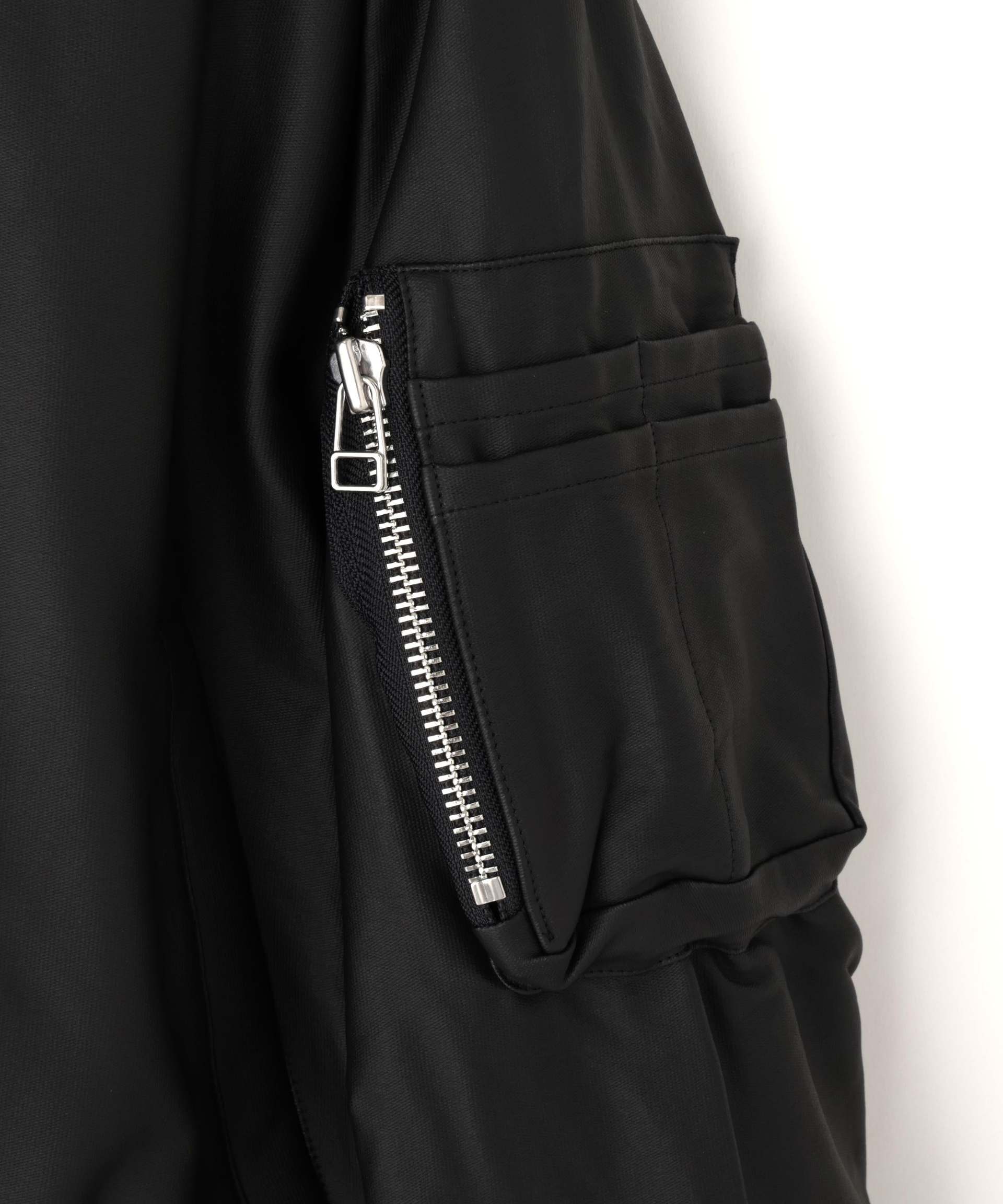 DankeSchon/ダンケシェーン/COATING HOOD MA-1 ブラック