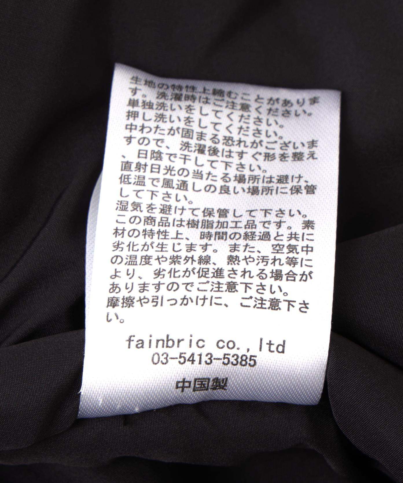 DankeSchon/ダンケシェーン/COATING HOOD MA-1 ブラック