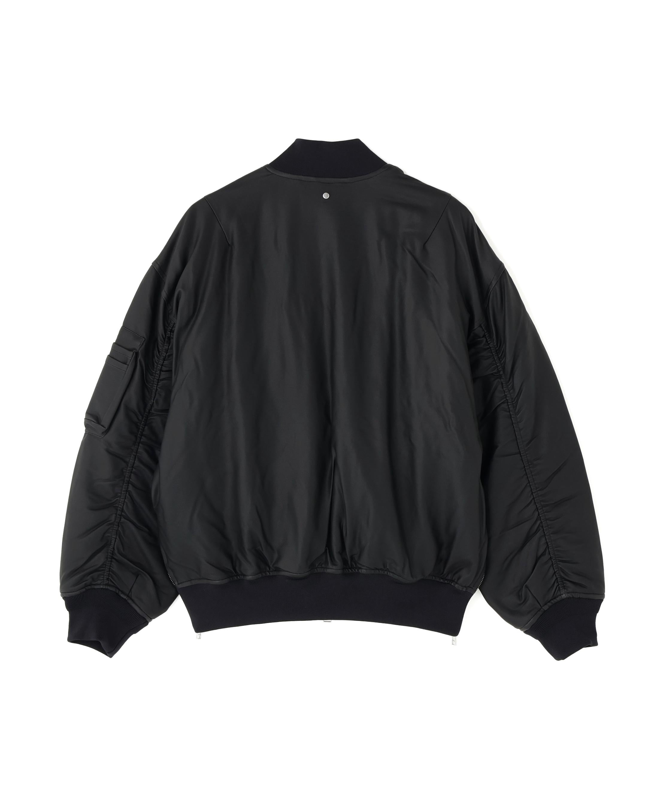 DankeSchon/ダンケシェーン/COATING ZIP MA-1 ブラック