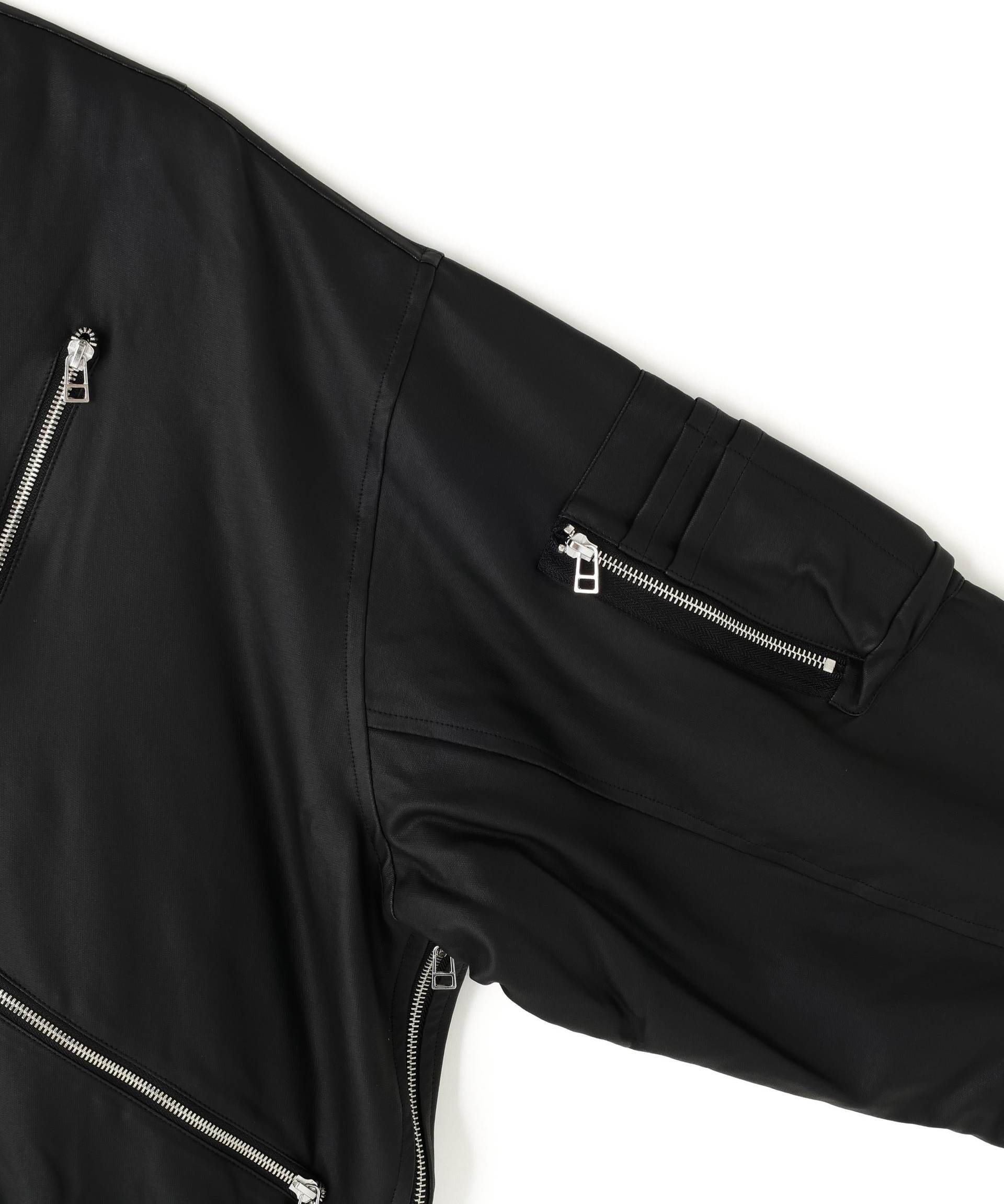 DankeSchon/ダンケシェーン/COATING ZIP MA-1 ブラック