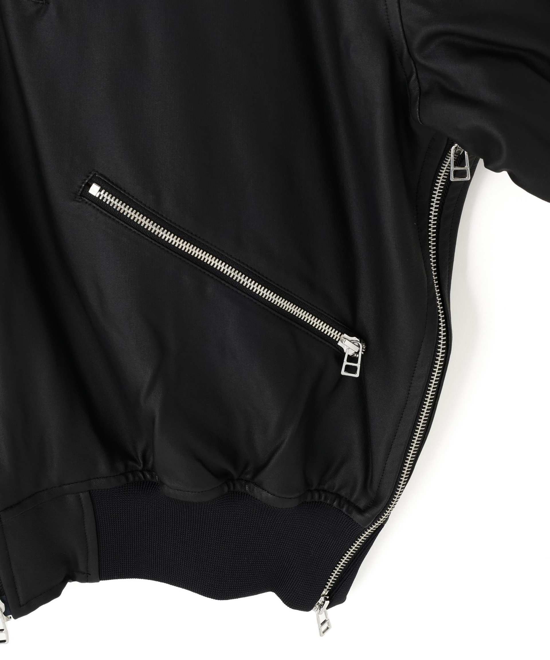 DankeSchon/ダンケシェーン/COATING ZIP MA-1 ブラック