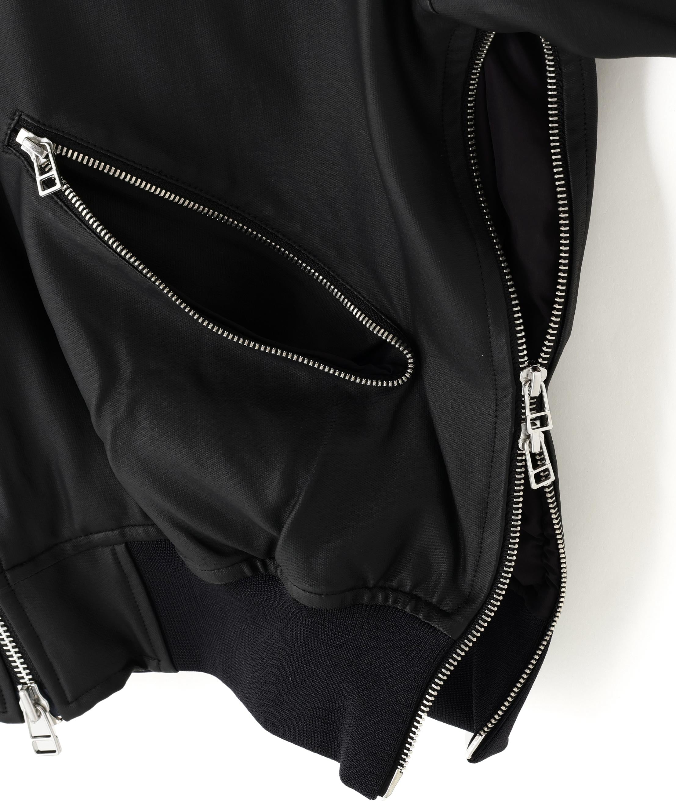 DankeSchon/ダンケシェーン/COATING ZIP MA-1 ブラック
