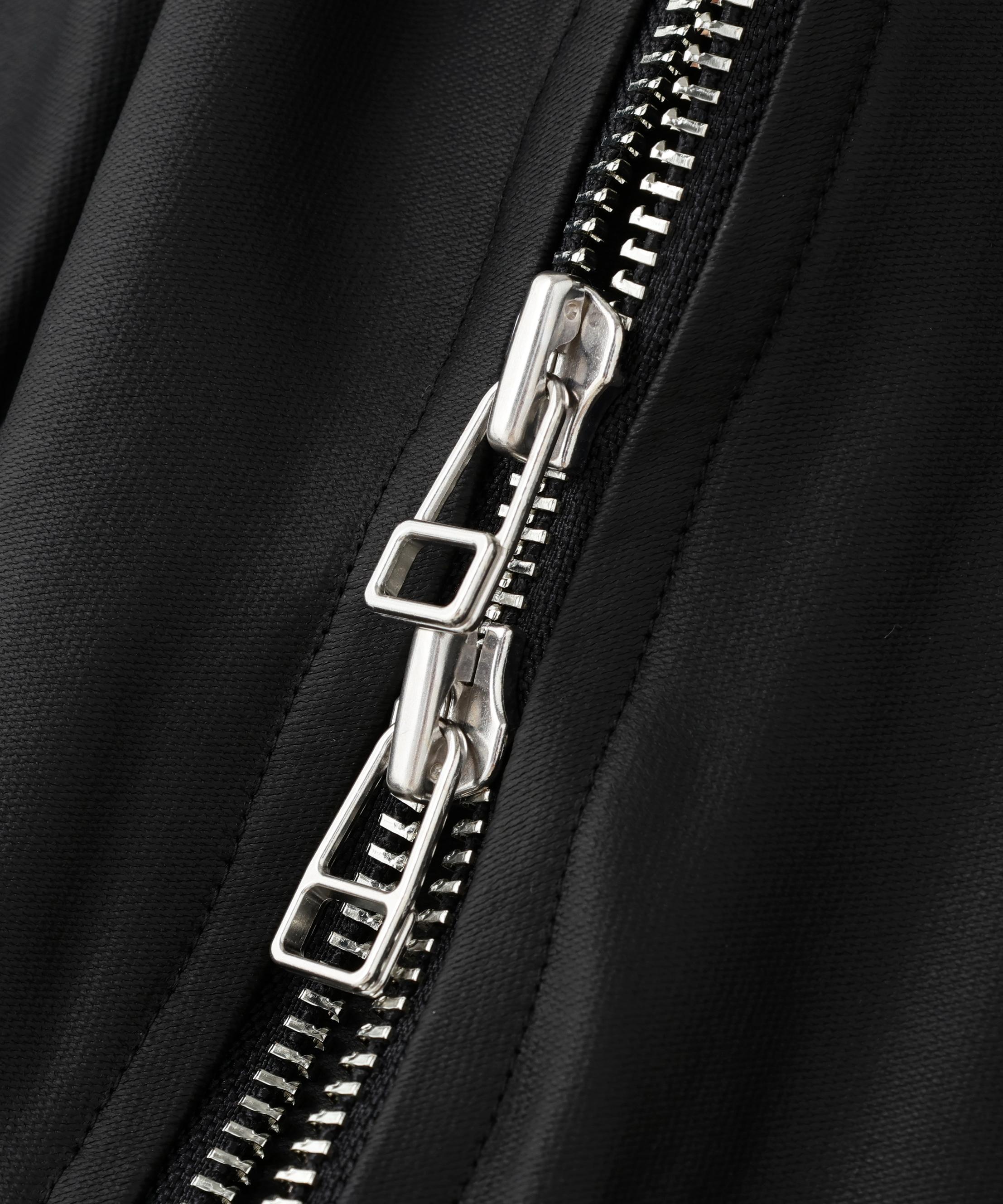 DankeSchon/ダンケシェーン/COATING ZIP MA-1 ブラック