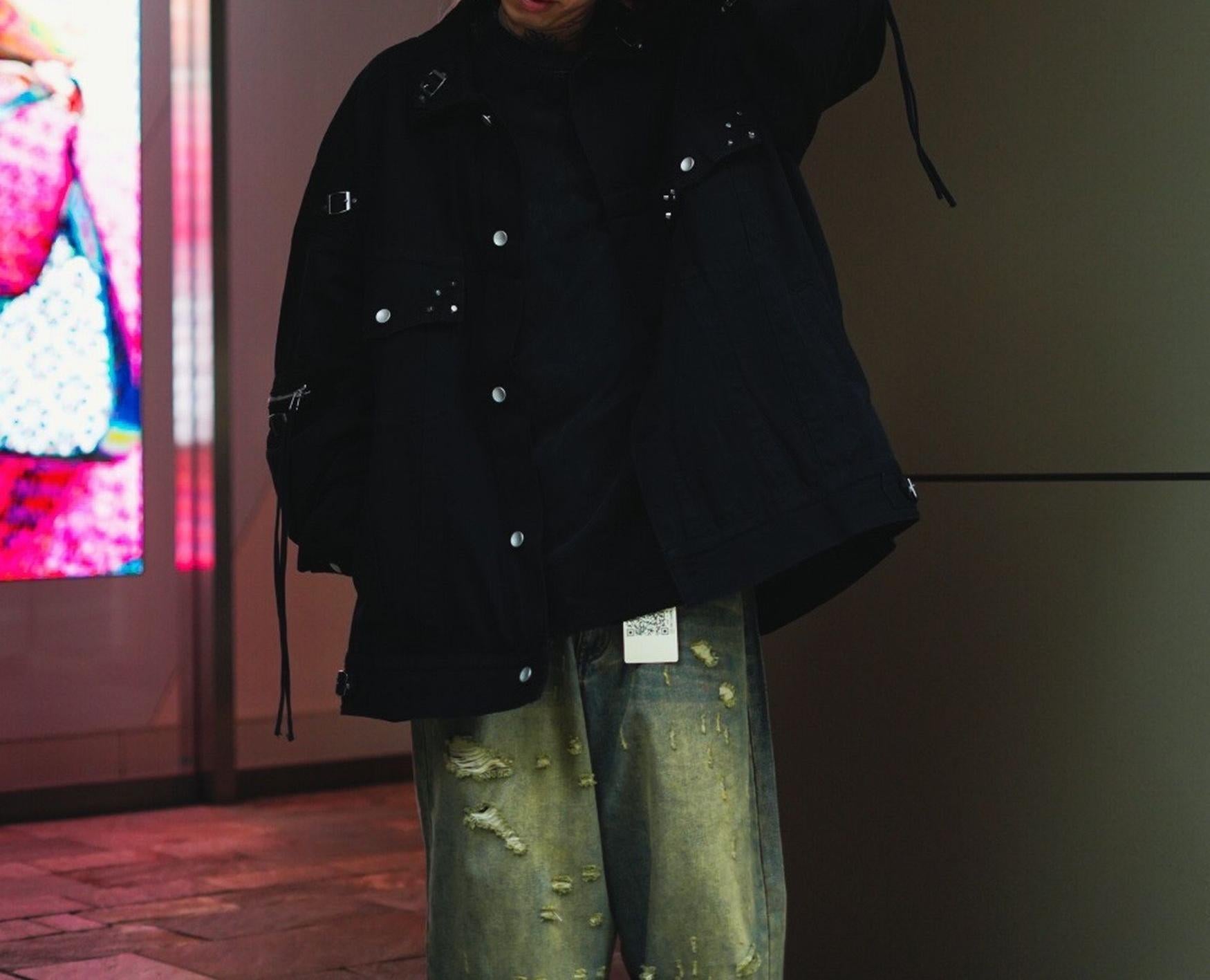 FR(13)NDS/フレンズ/11OZ DENIM BLOUSON ブラック