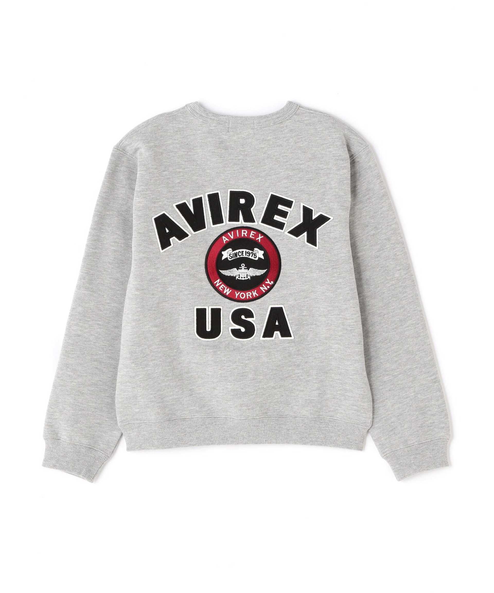 《KIDS / キッズ》VA>SITY LOGO C>EWNECK SWEAT / ヴァーシティ ロゴ クルーネック スウェット / オックスフォード2