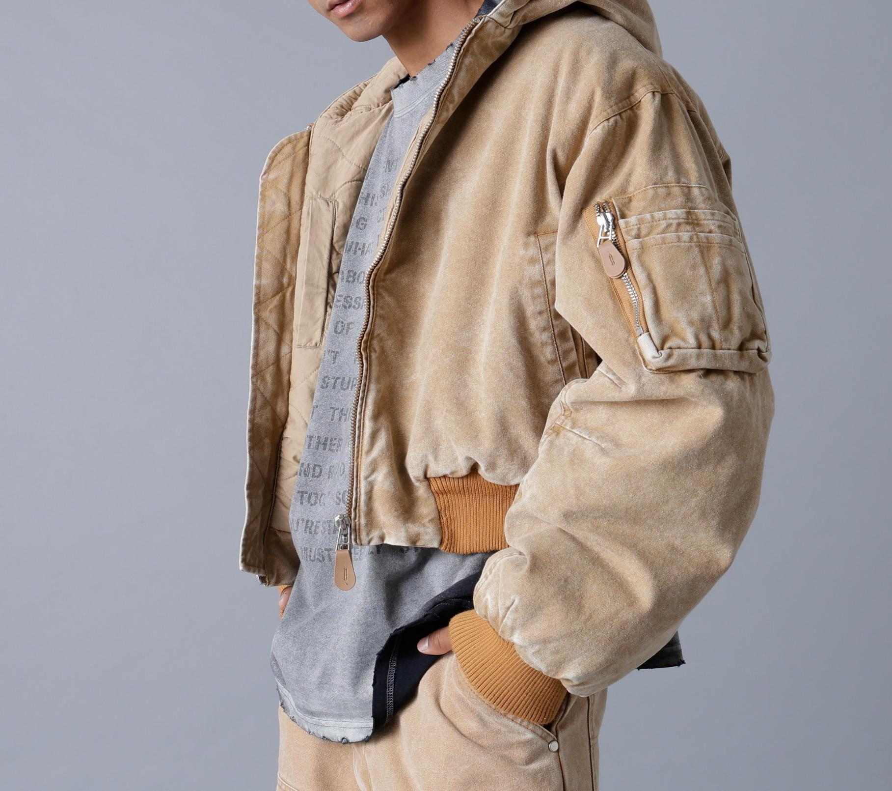 DankeSchon/ダンケシェーン/DUCK HOODED BLOUSOND ベージュ