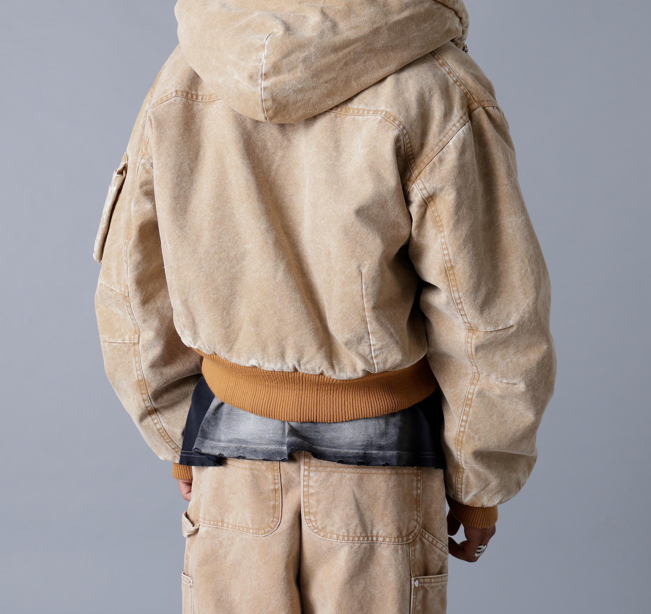 DankeSchon/ダンケシェーン/DUCK HOODED BLOUSOND ベージュ