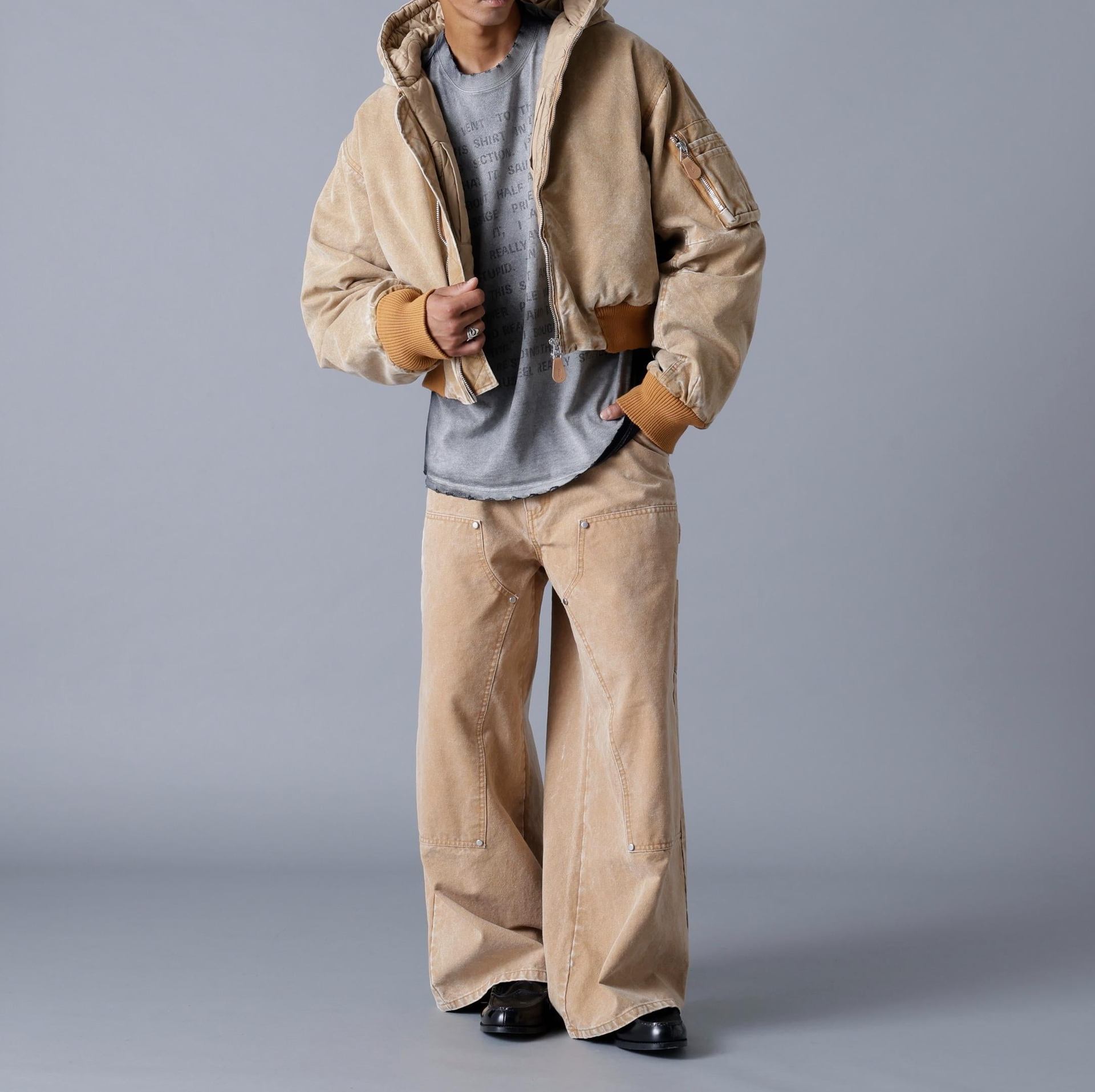 DankeSchon/ダンケシェーン/DUCK HOODED BLOUSOND ベージュ