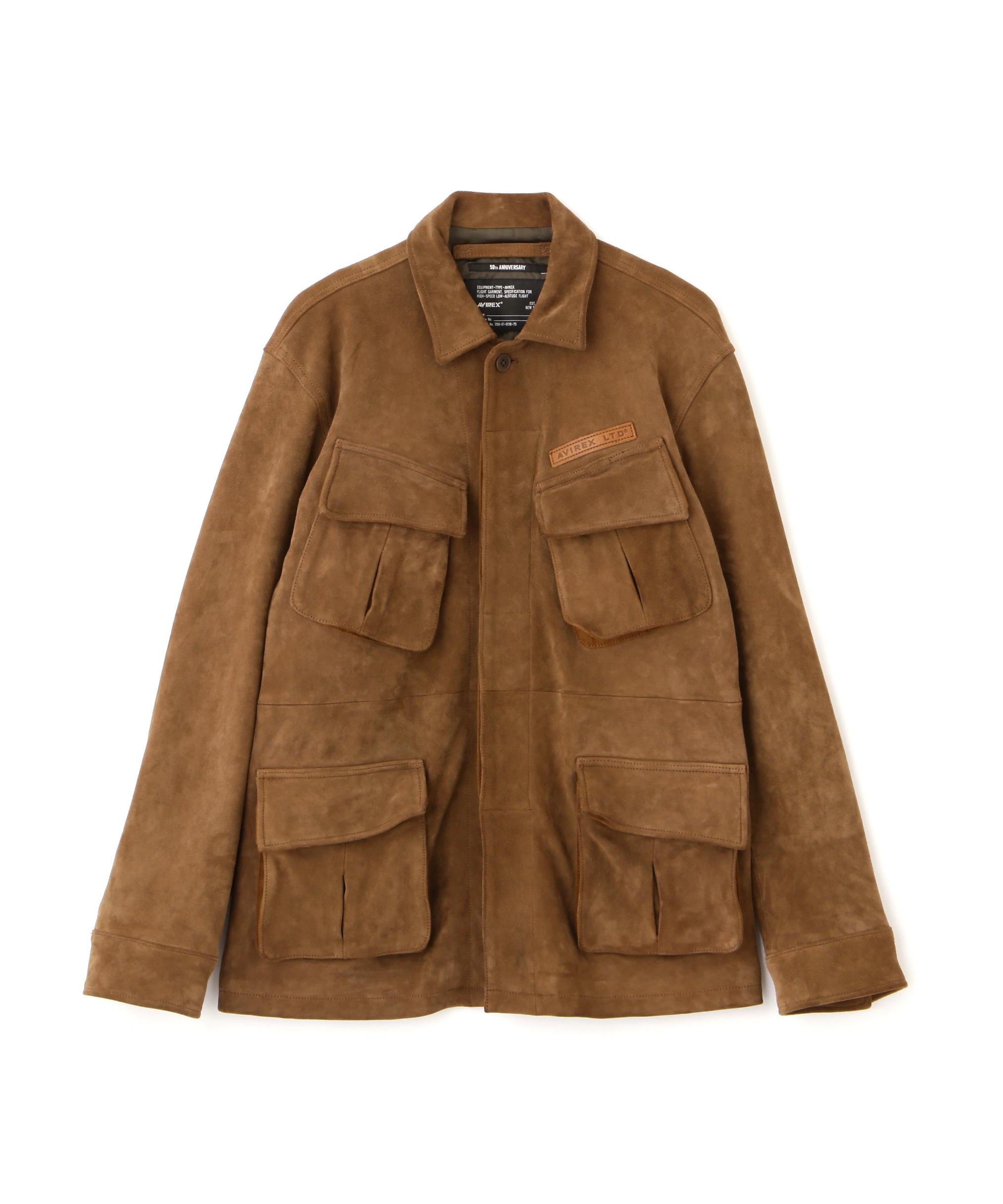 GOAT SUEDE JUNGLE FATIGUE JACKET ブラウン