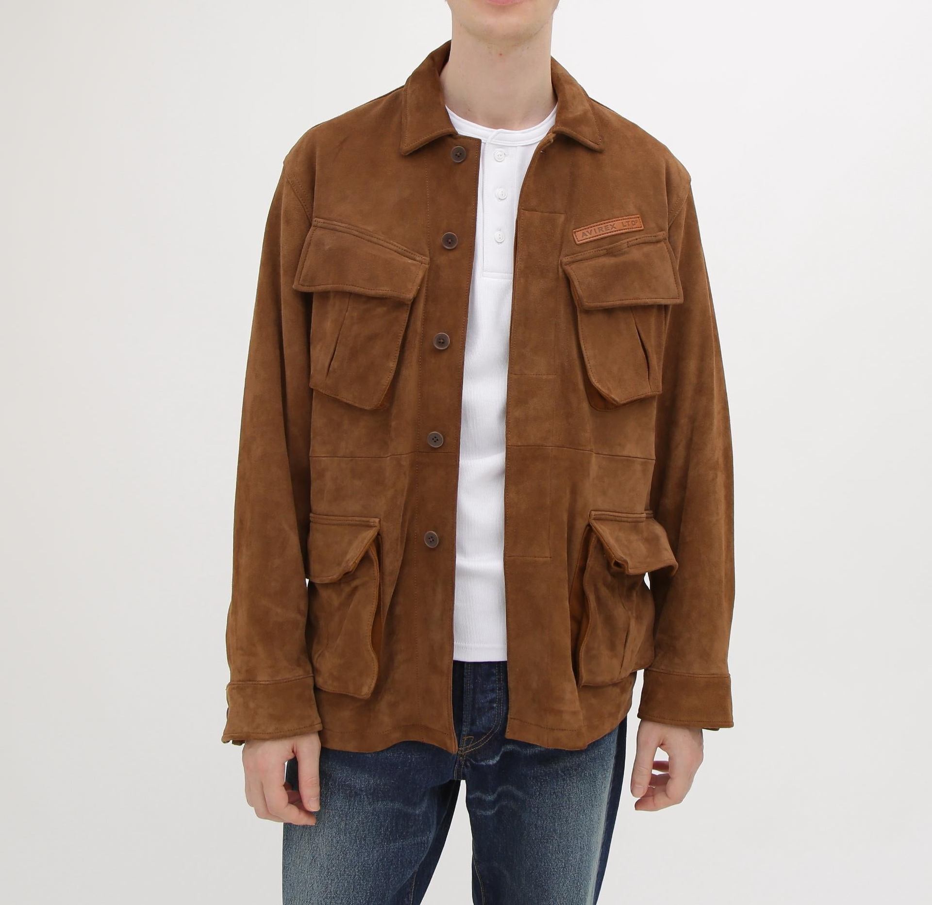 GOAT SUEDE JUNGLE FATIGUE JACKET ブラウン