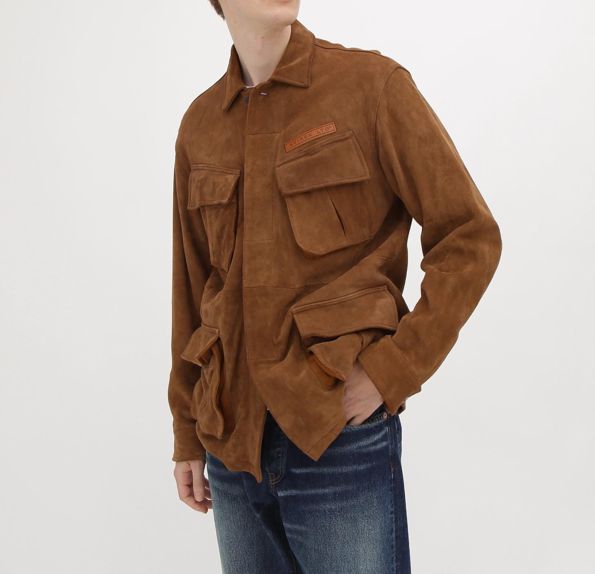 GOAT SUEDE JUNGLE FATIGUE JACKET ブラウン