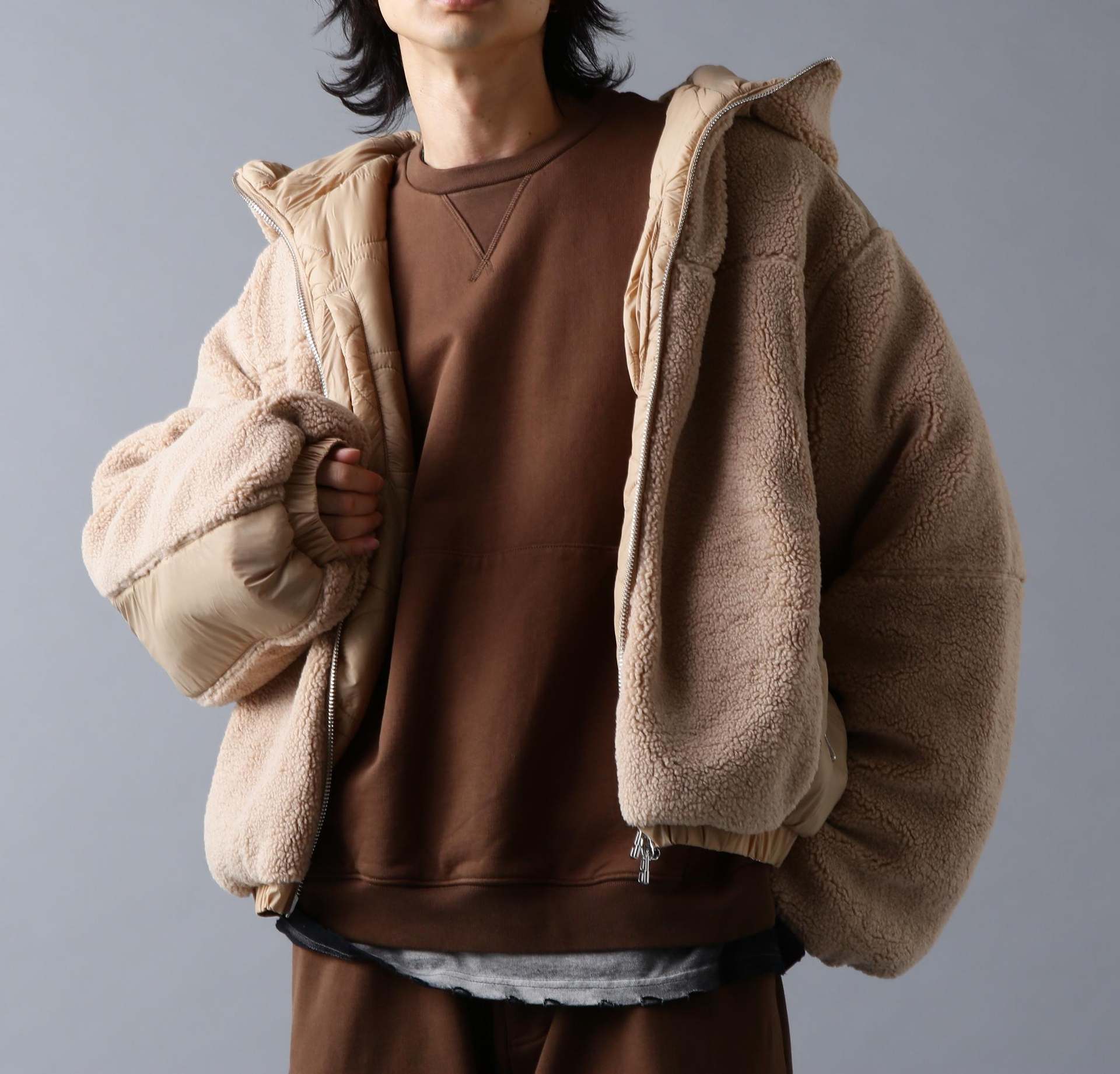 DankeSchon/ダンケシェーン/BOA NYLON BLOUSON ベージュ