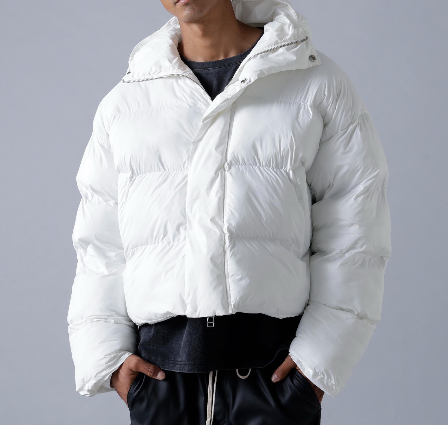DankeSchon/ダンケシェーン/高密度NYLON HOODED BLOUSON ホワイト