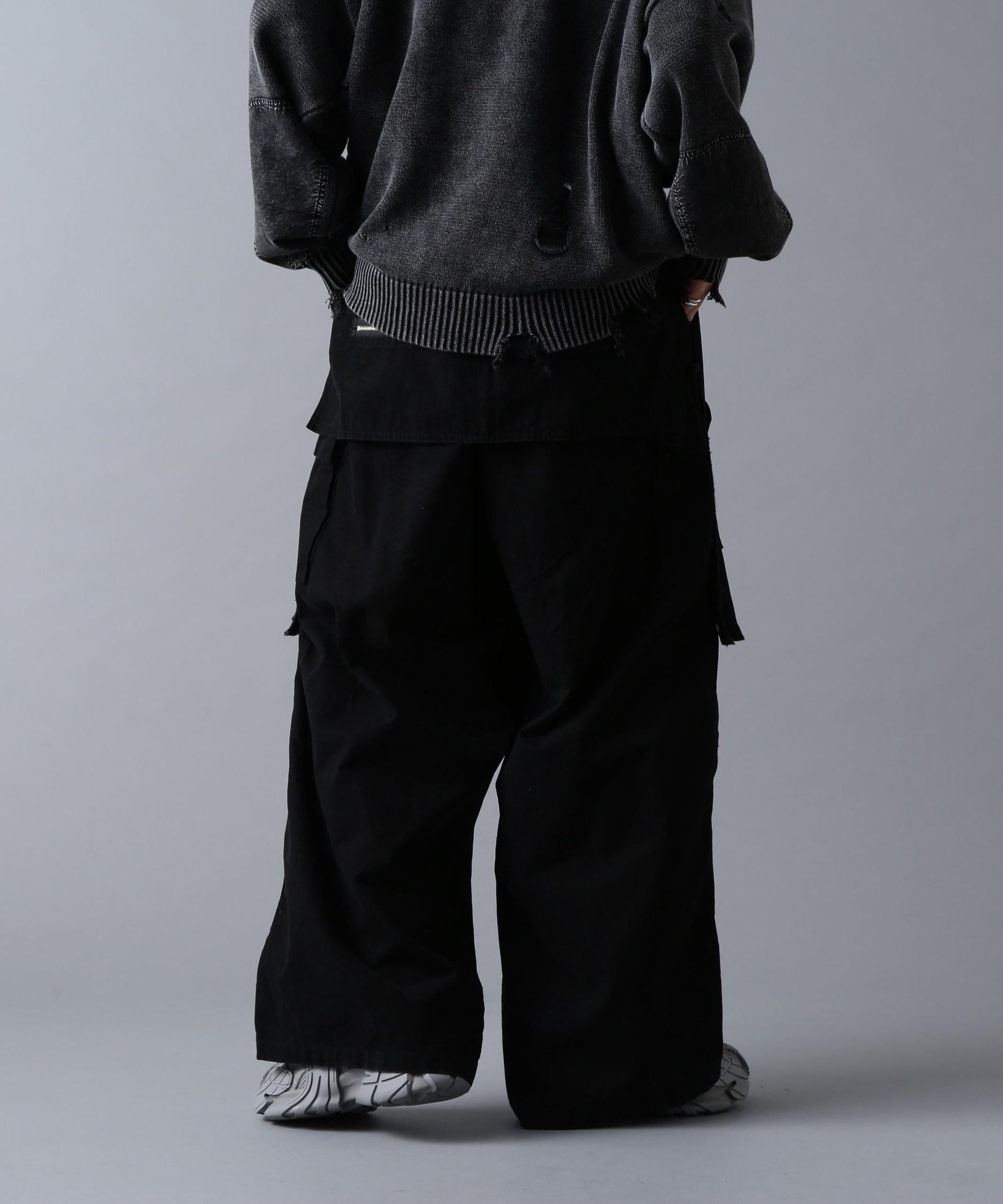 DankeSchon/ダンケシェーン/RIPSTOP EPRON CARGO PANTS ブラック
