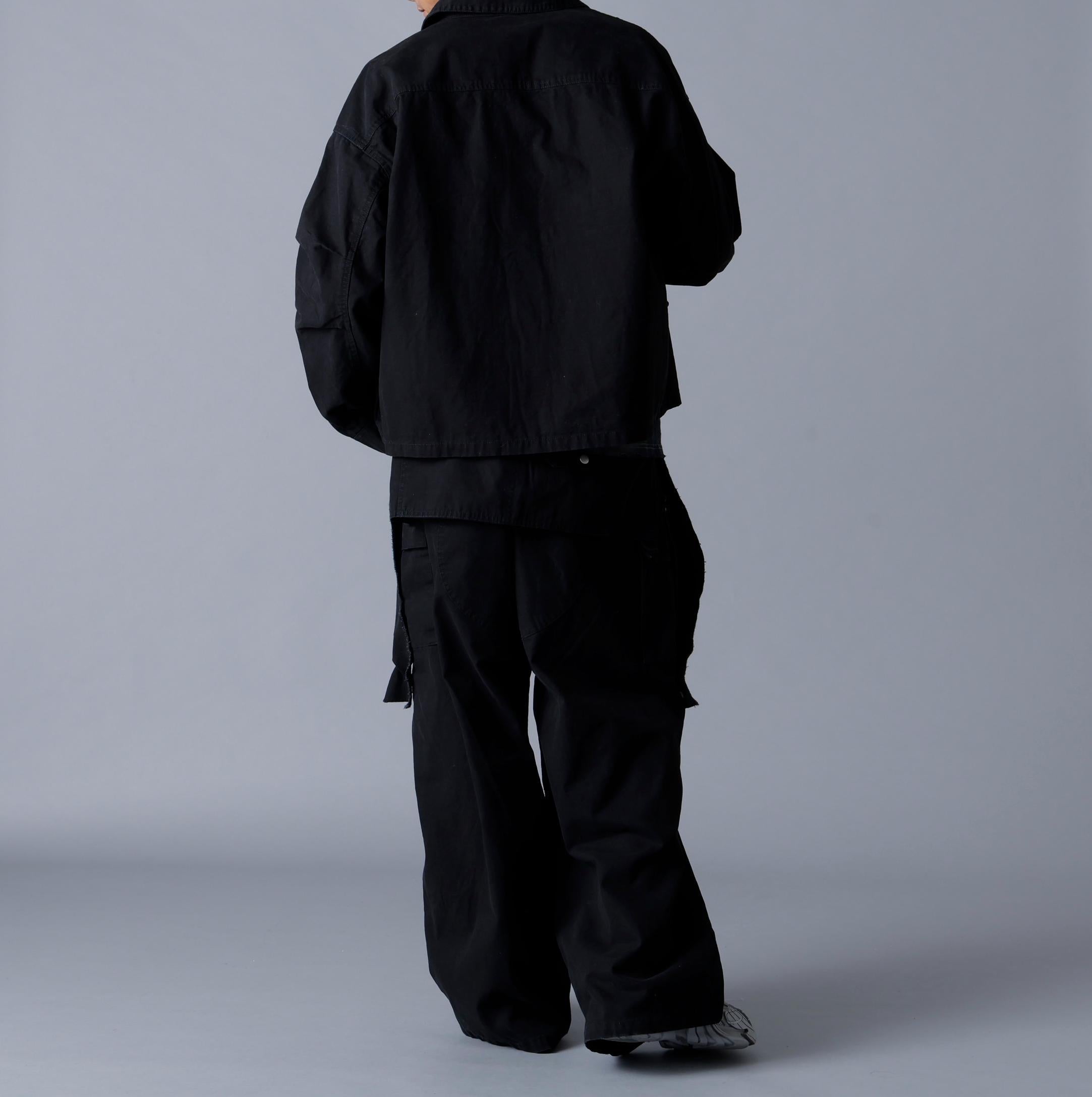 DankeSchon/ダンケシェーン/RIPSTOP EPRON CARGO PANTS ブラック