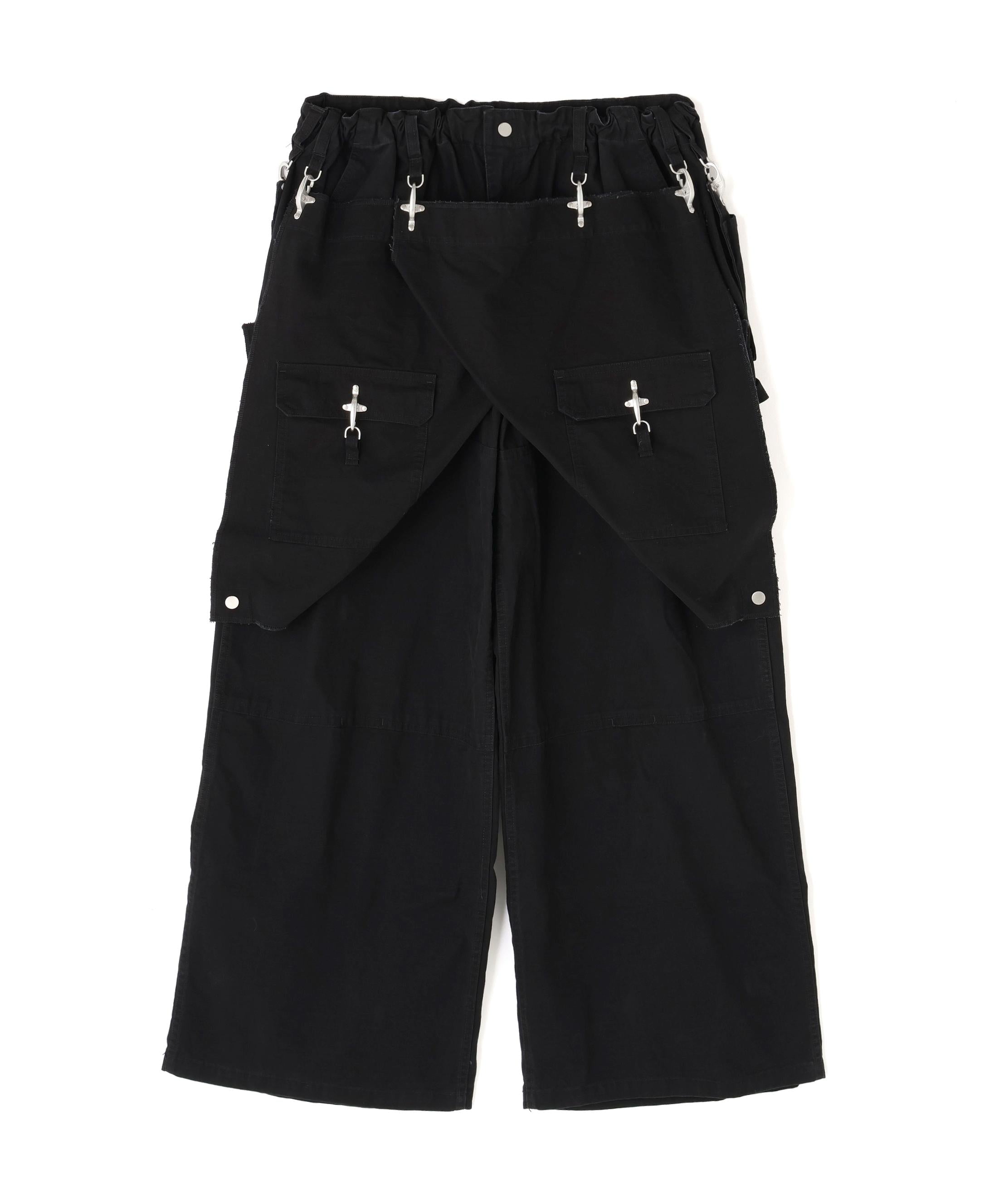 DankeSchon/ダンケシェーン/RIPSTOP EPRON CARGO PANTS ブラック