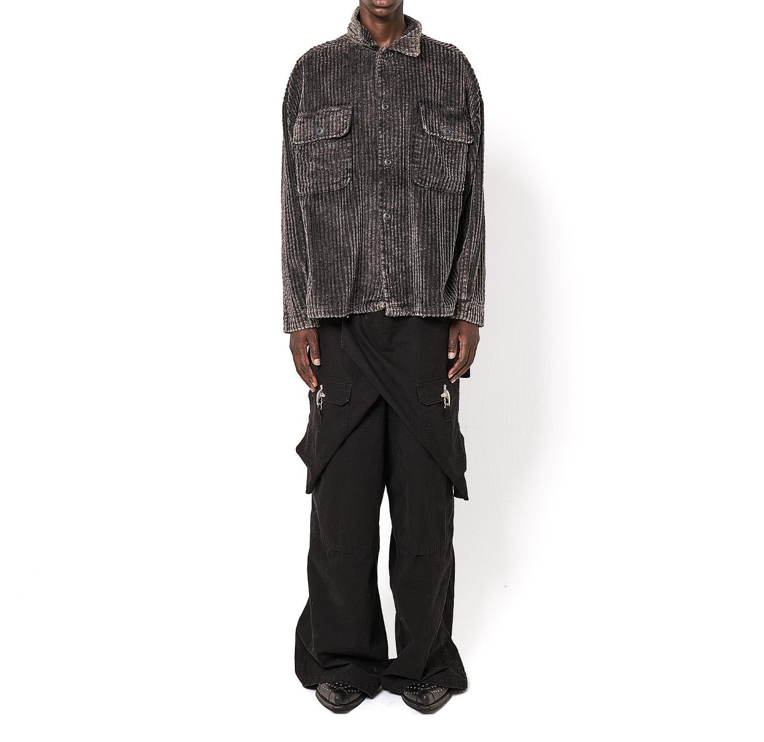 DankeSchon/ダンケシェーン/RIPSTOP EPRON CARGO PANTS ブラック