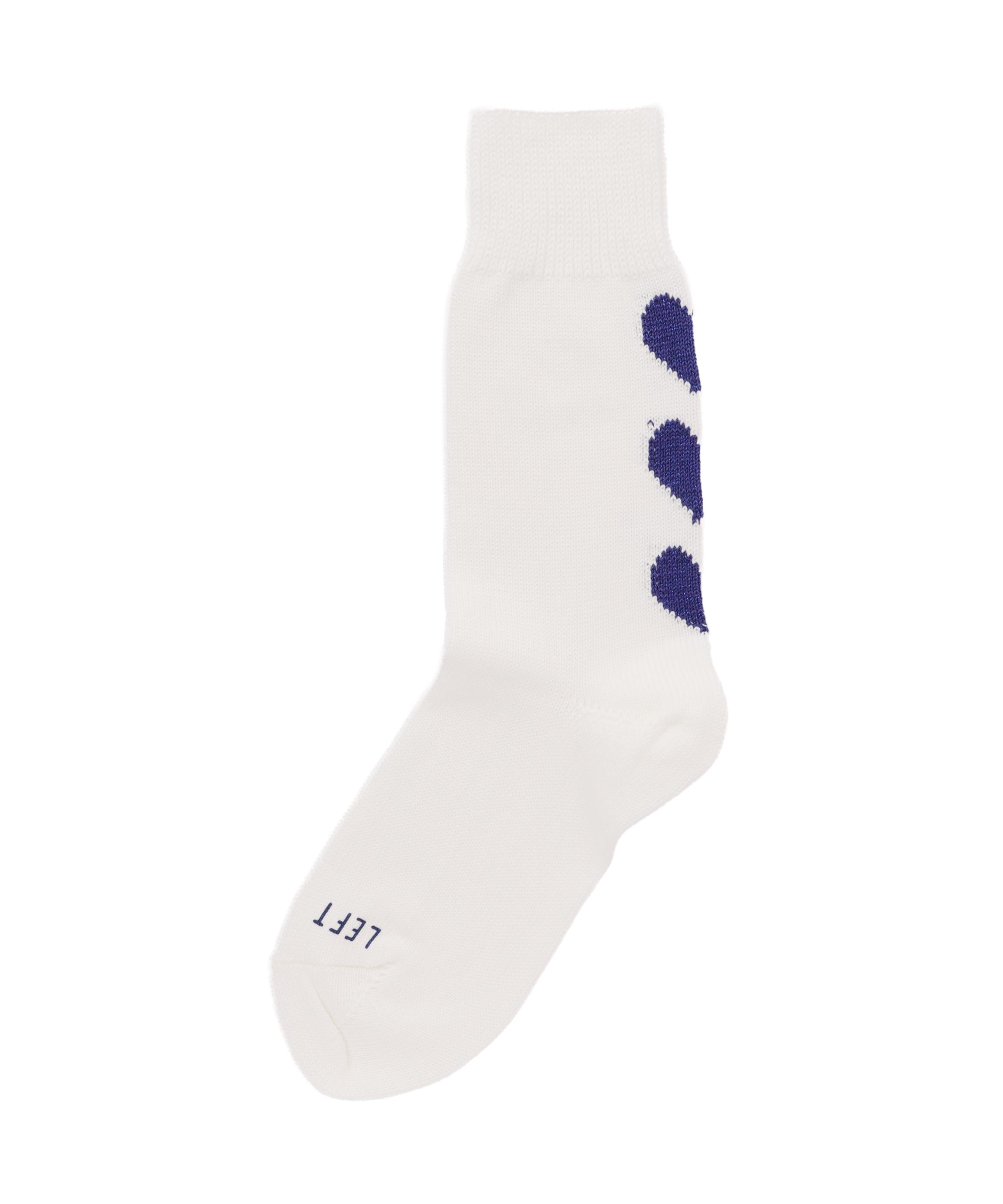 ROSTER SOX/ロスターソックス X by Three Hearts SOCKS レディース ホワイト