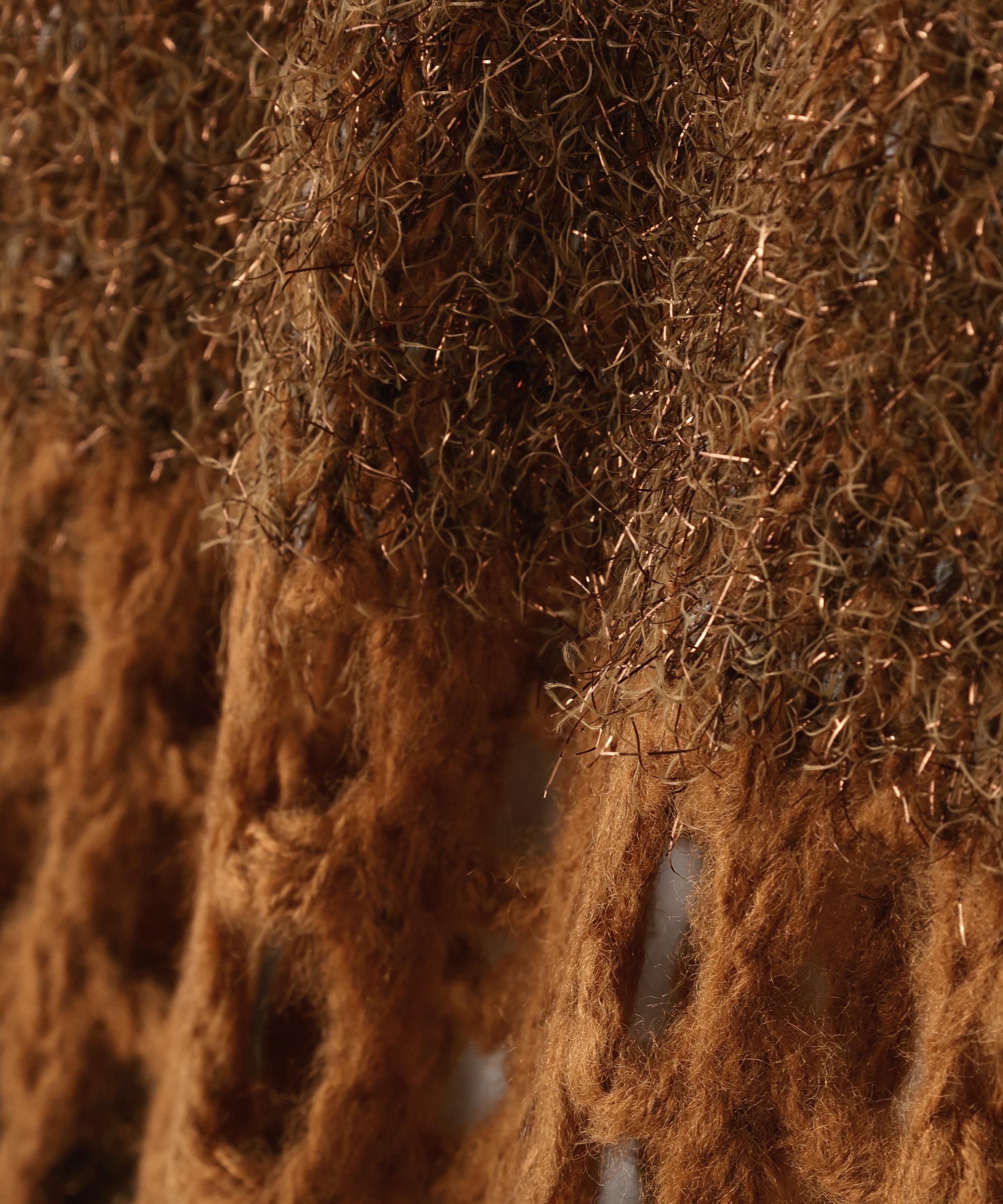 ANNA SUI NYC/アナ スイ エヌワイシー/ラメシャギーニットプルオーバー ブラウン