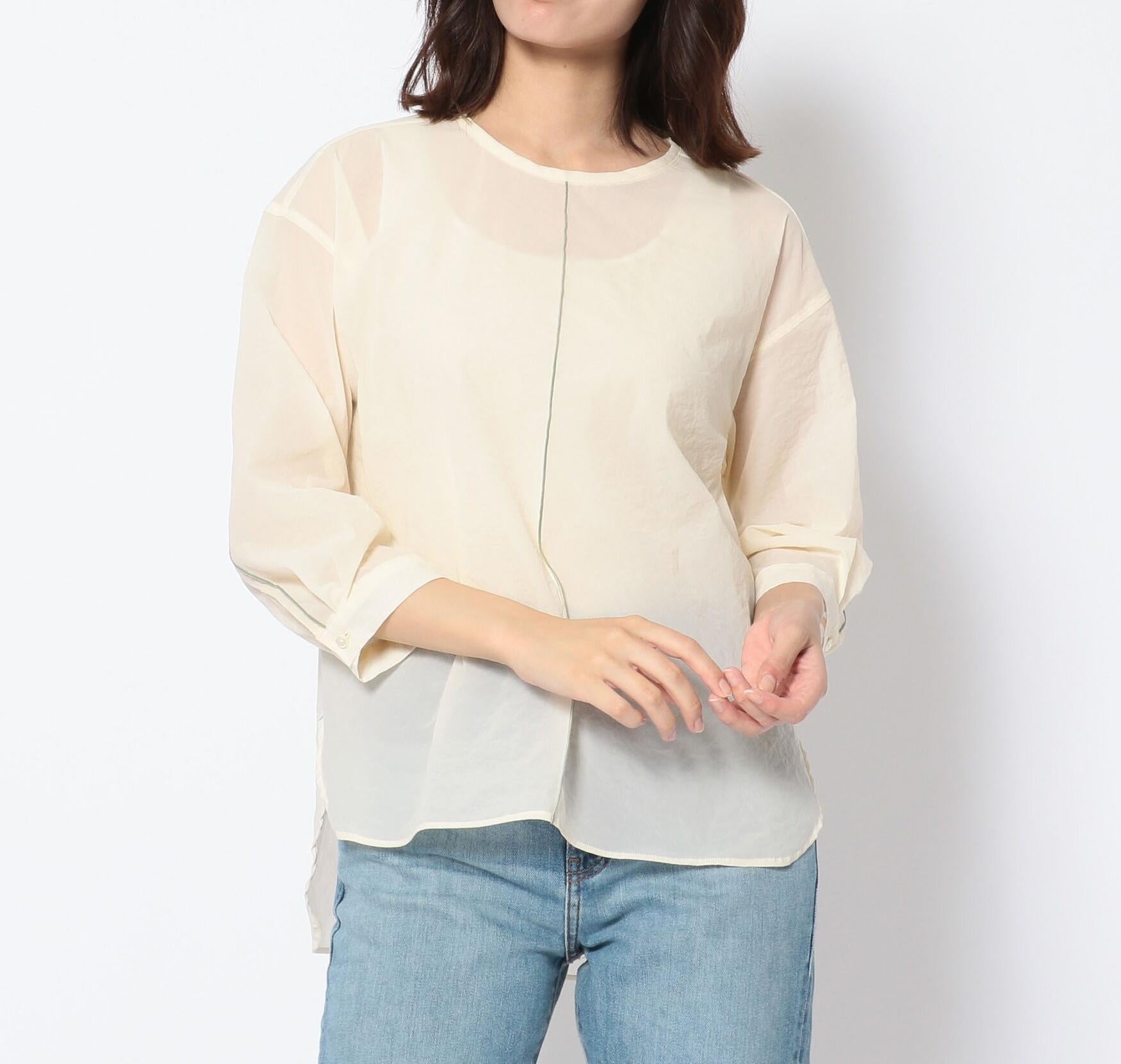 D>OIT RELLO(ドロイトベロ)シアーブラウス アイボリー2