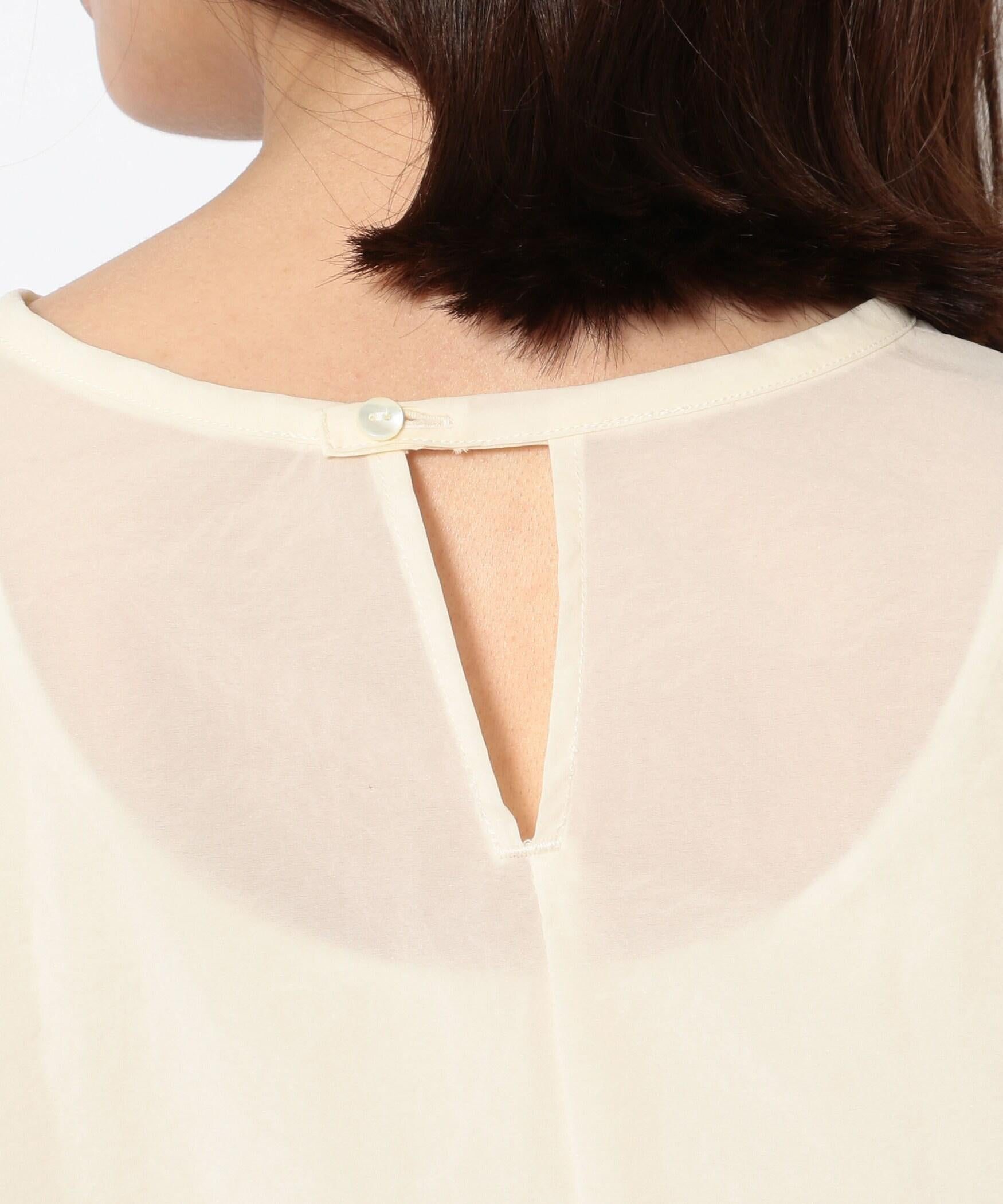 D>OIT RELLO(ドロイトベロ)シアーブラウス アイボリー2