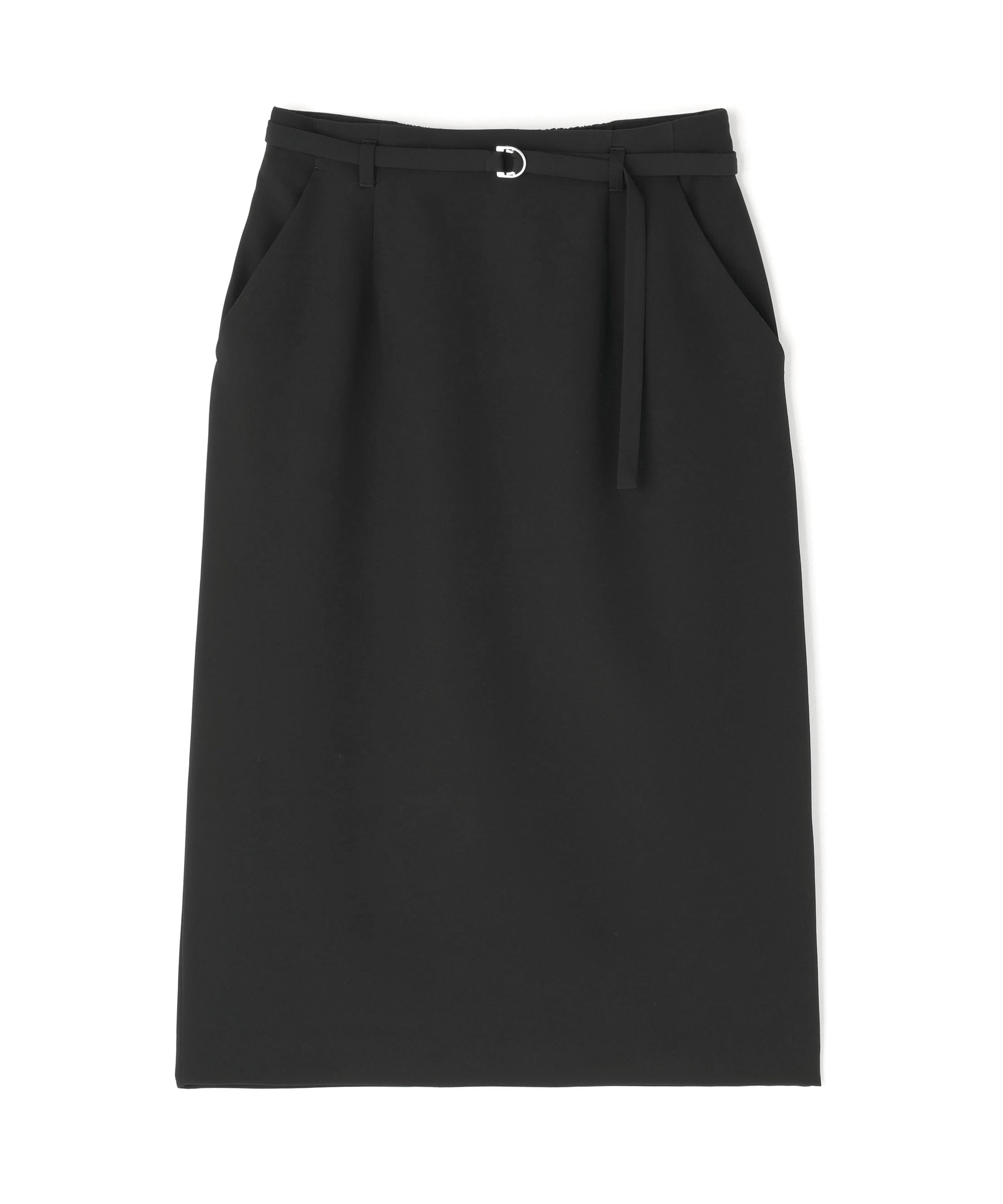 ダブルクロスストレッチ SETUP タイトスカート ブラック