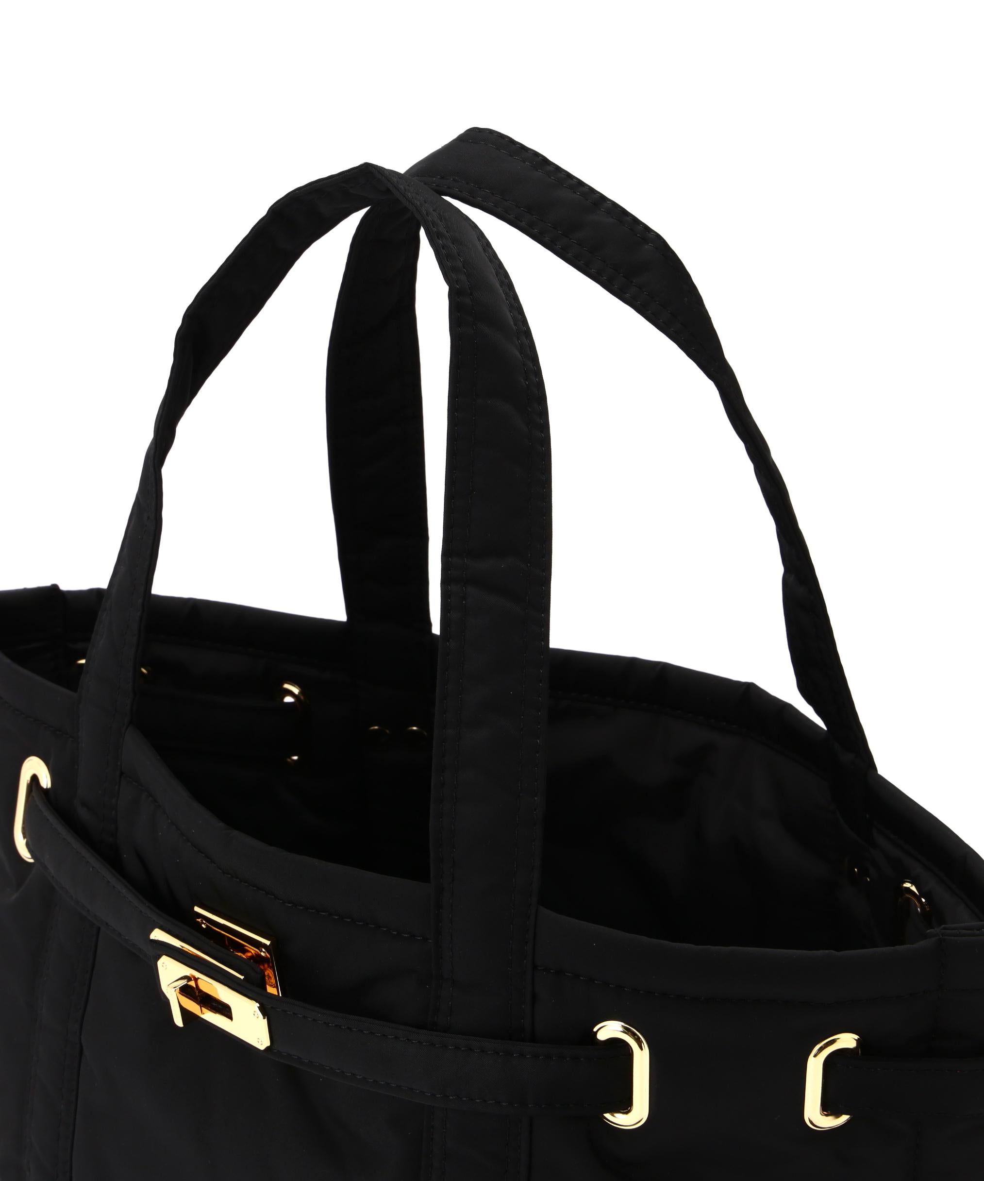 SITA PARANTICA(シータ パランティカ)BONDED POLYESTER TWILLTOTE/Mサイズ ブラック