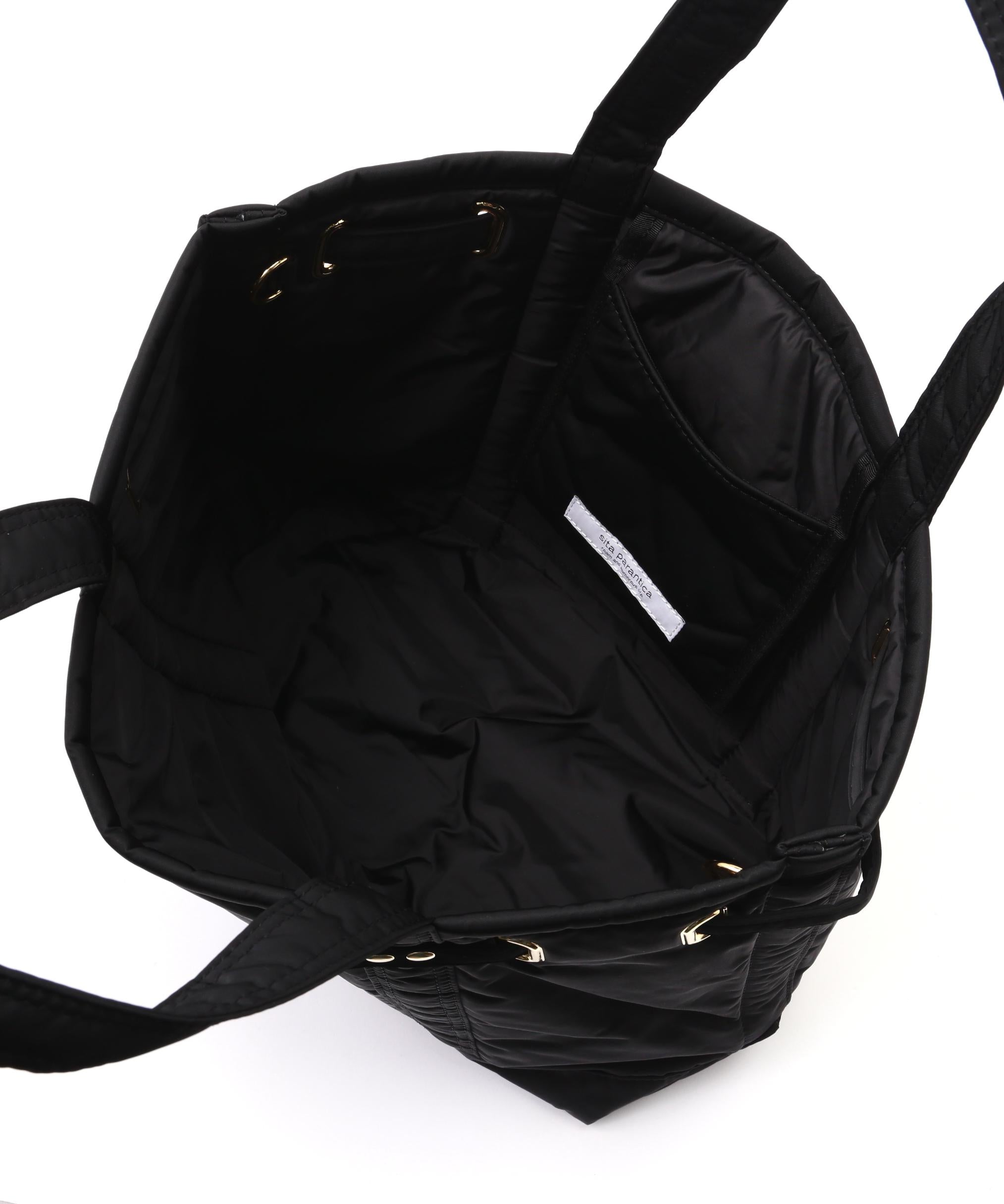 SITA PARANTICA(シータ パランティカ)BONDED POLYESTER TWILLTOTE/Mサイズ ブラック