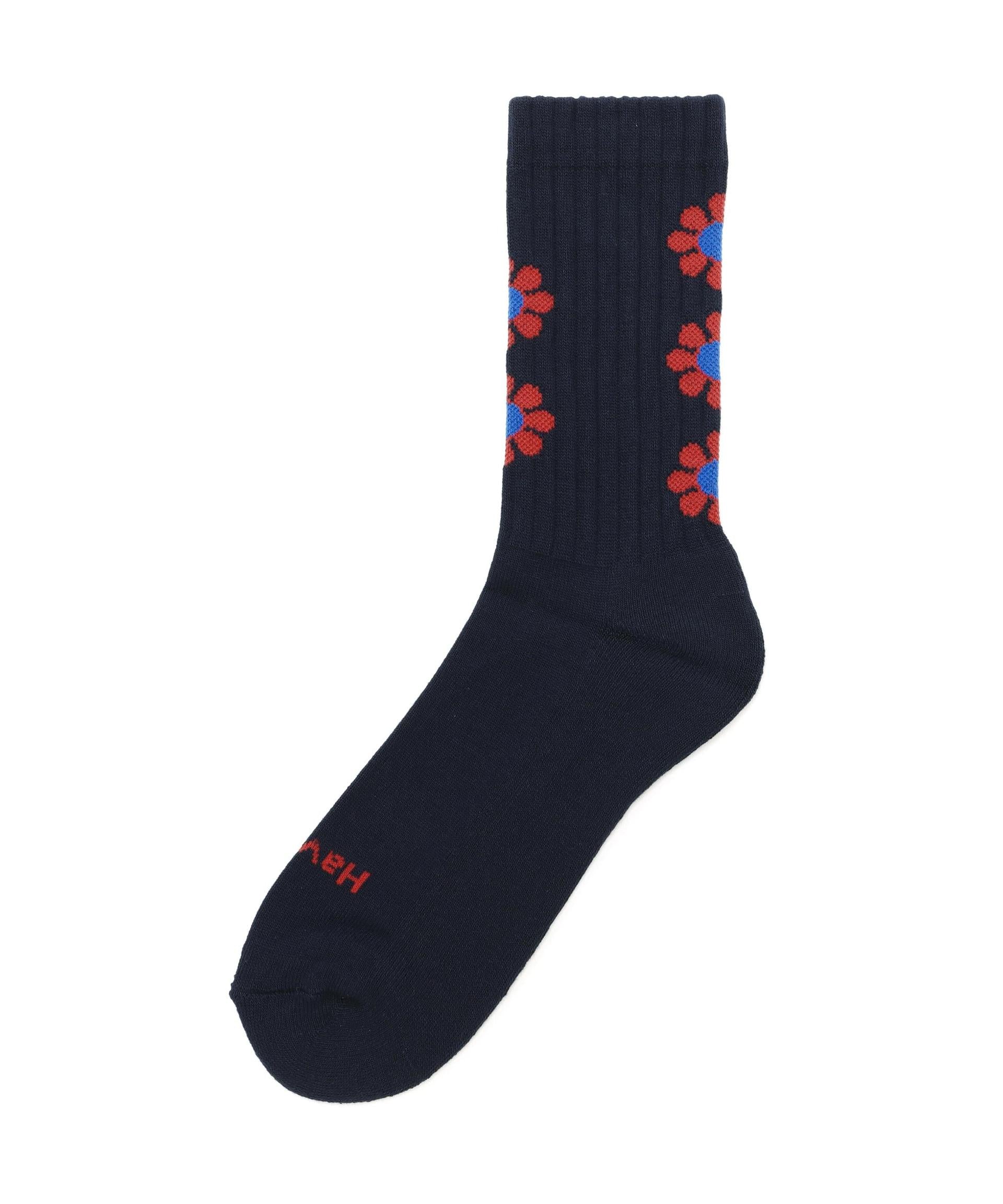 ROSTER SOX/ロスターソックス PEACE SOCKS メンズ レディース ネイビー