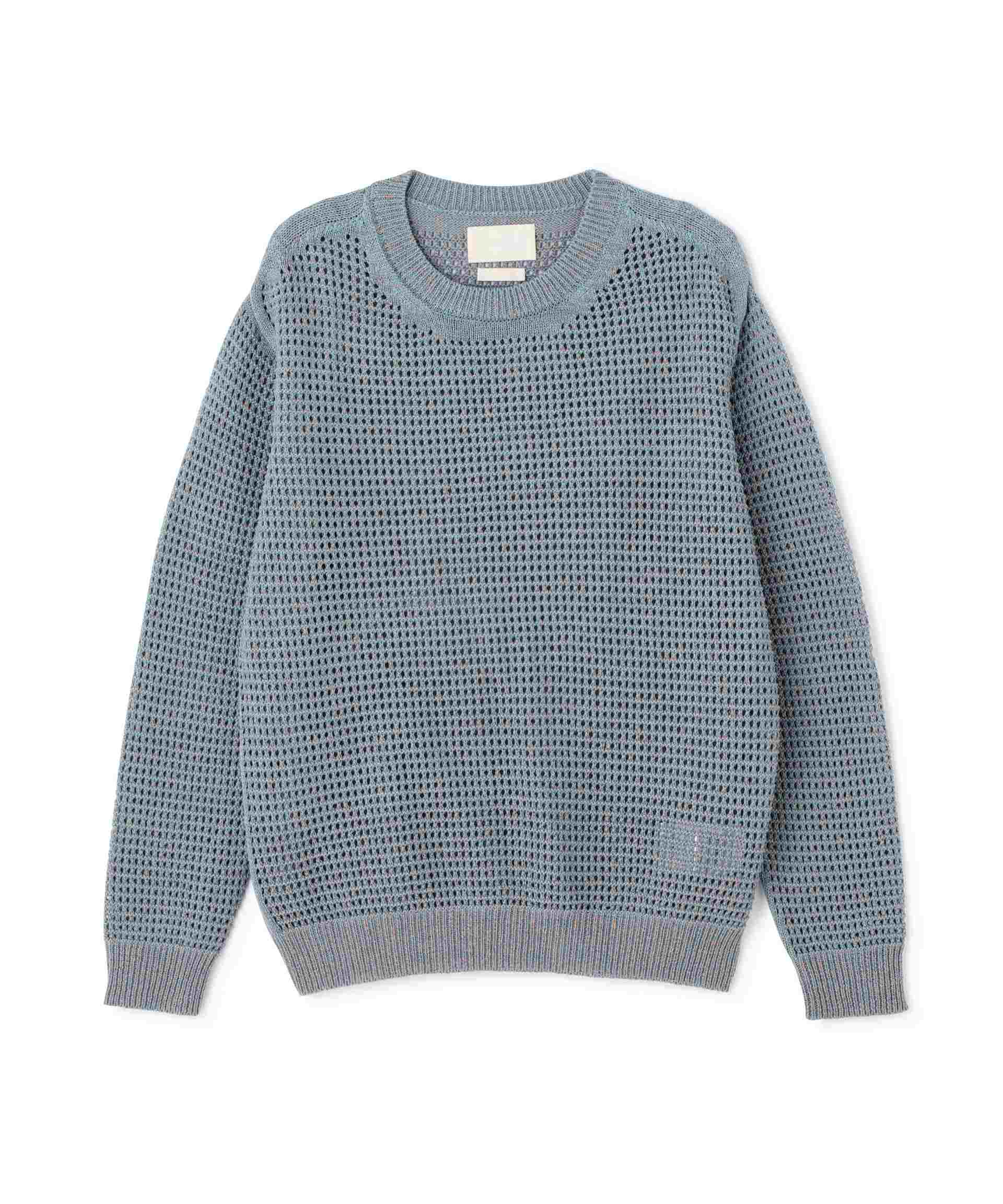 【〜K〜】YOKE MESHED KNIT CREWNECK YOKE MESHED KNIT CREWNECK YOKE MESHED KNIT CREWNECK ヨーク