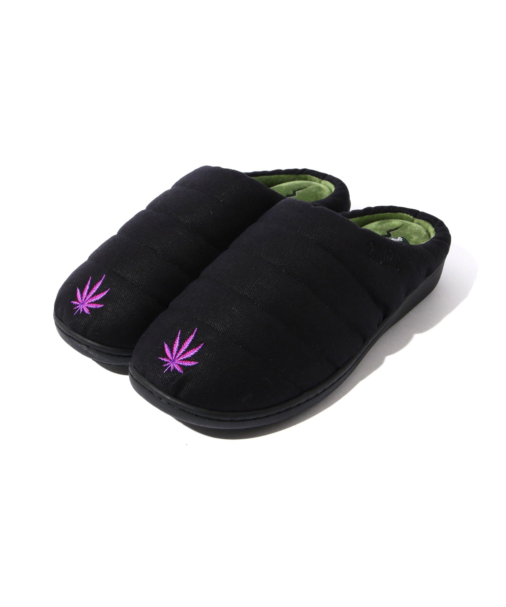 SURU x MANASTASH/HEMP TWILL EMR SANDAL ブラック