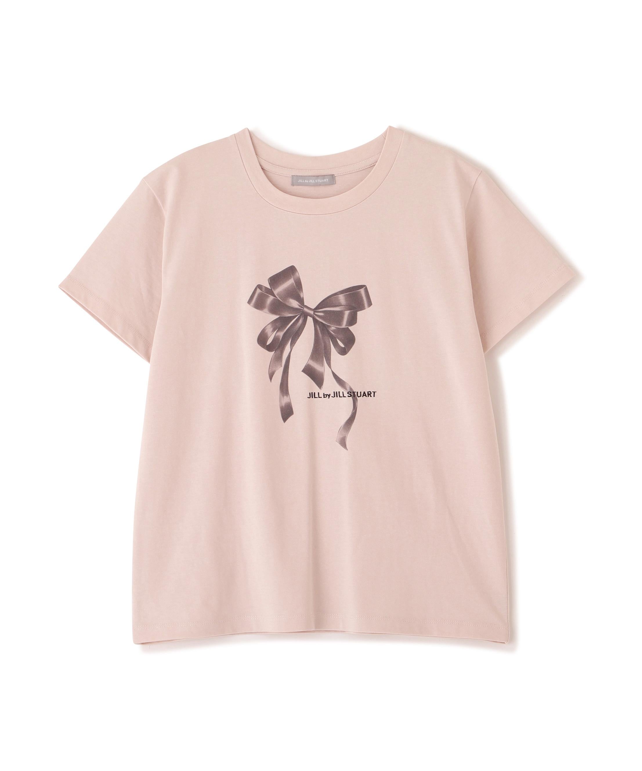 フォトジェニックリボンTシャツ ピンク