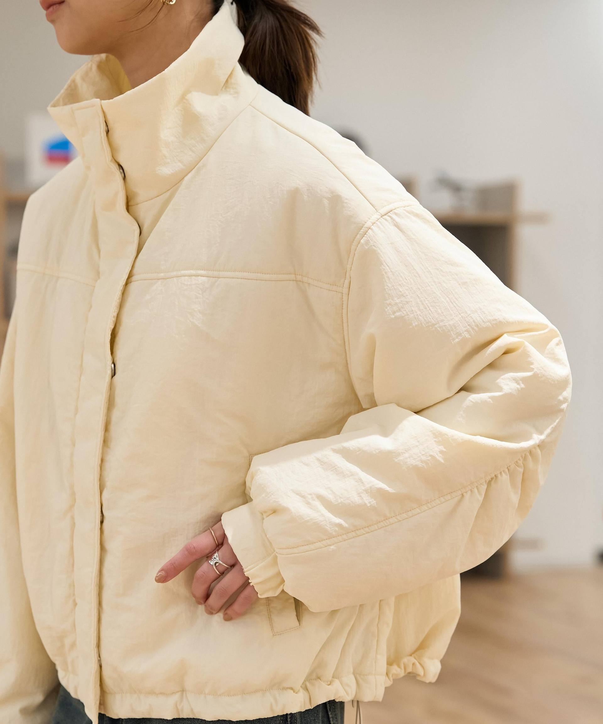 モンスターショートブルゾン オフホワイト