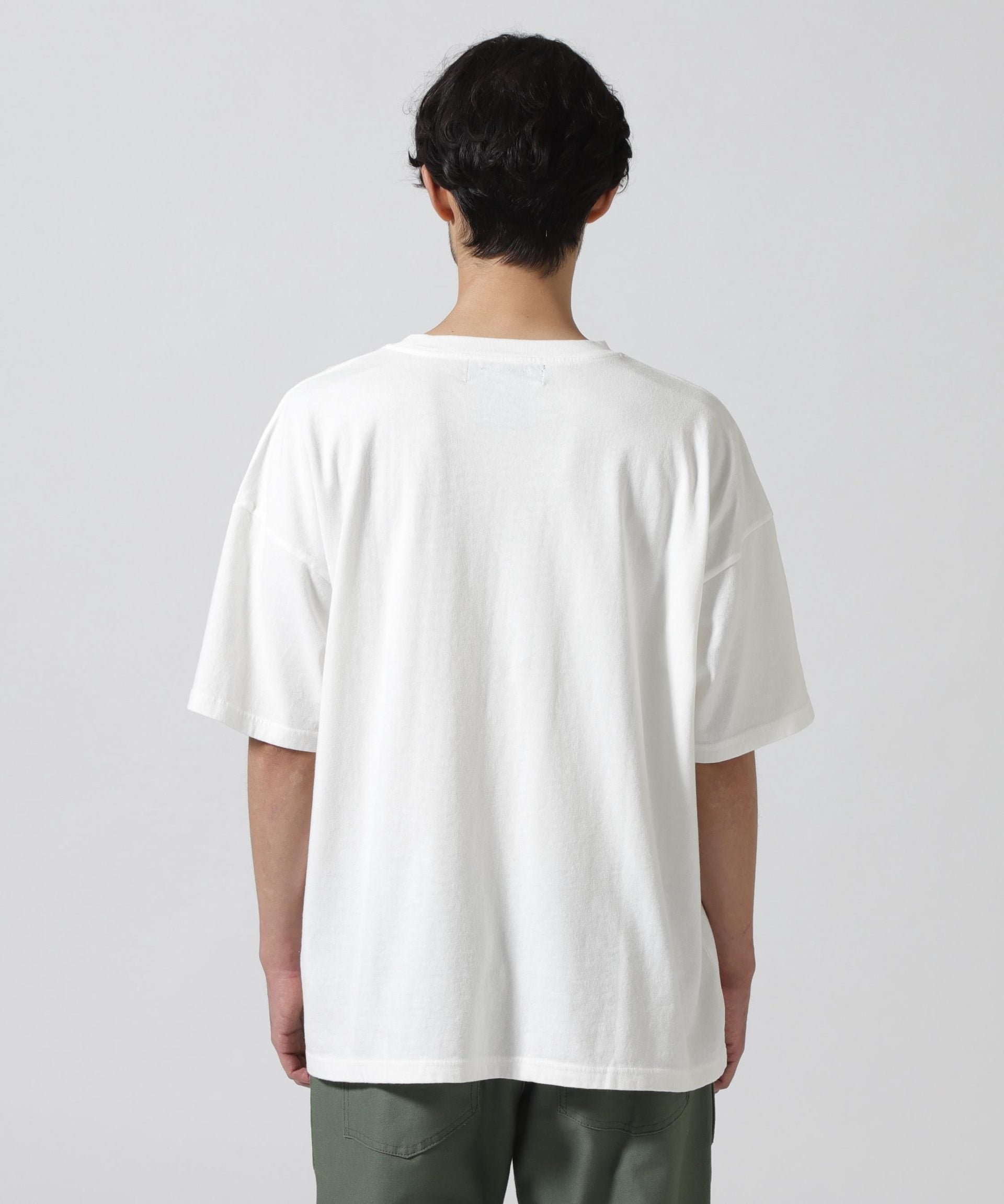 >EMI >ELIEF<レミレリーフ 別注20/-天竺RIGサイズTシャツ(Undead) アイボリー2