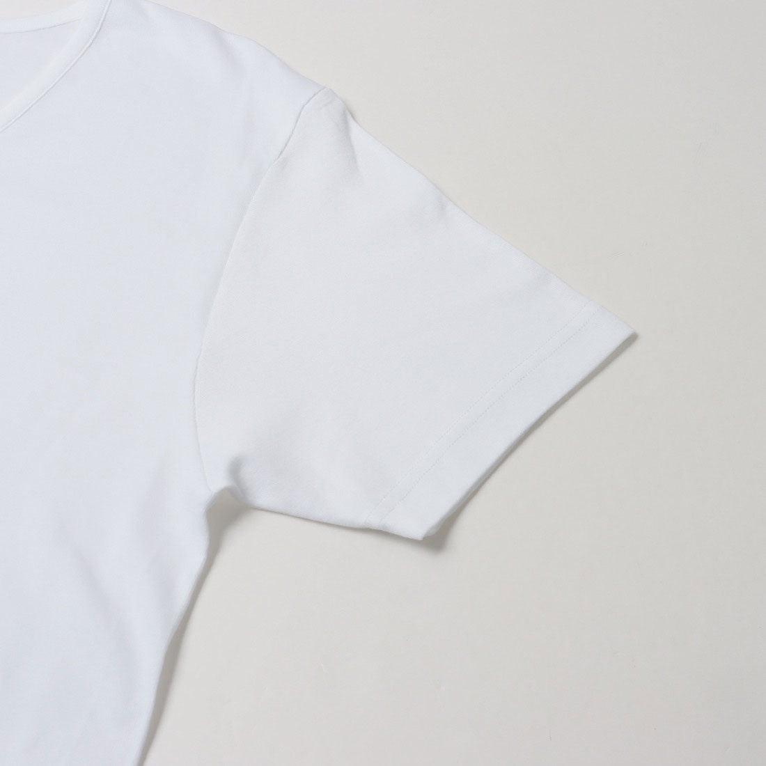 アクアスキュータム Aquascutum AQ半袖U首/スーピマ (ホワイト) ホワイト