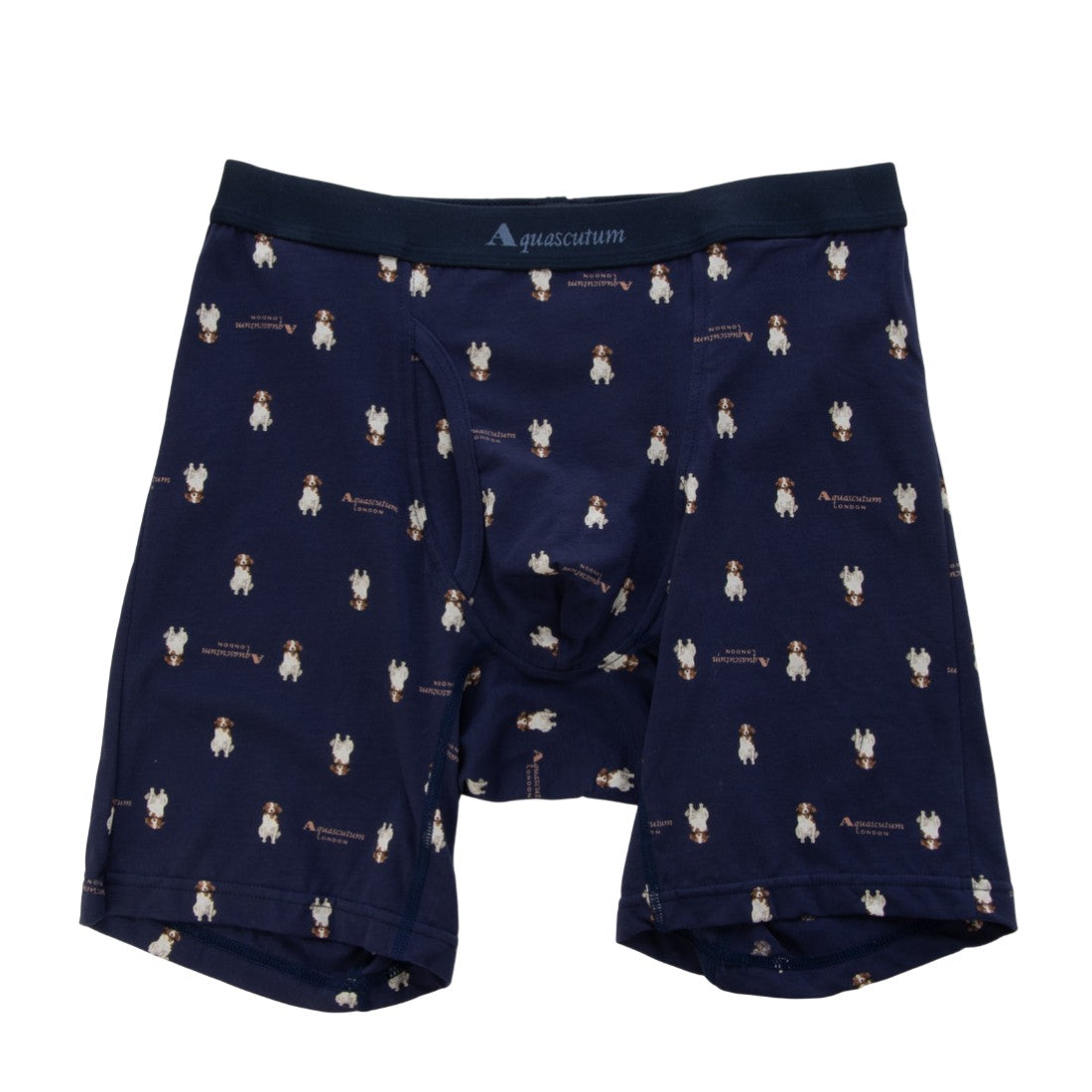 アクアスキュータム Aquascutum NEWAQロングボクサー/コーイケルホンディ【返品不可商品】 (ネイビー) ネイビー