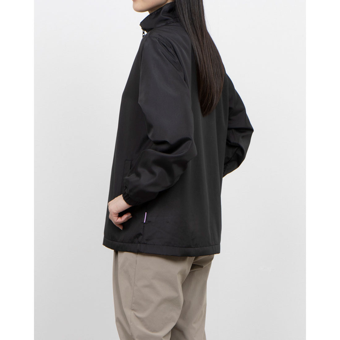 エーディーワン A.D.ONE A.D.ONE レディース 裏フリースジャケット 軽量 ウィンドブレーカー エーディーワン ジャンバー (ブラック) ブラック