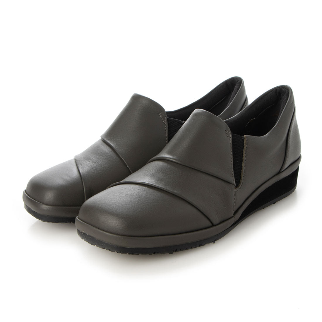 エーオーケー A-OK 【A-OK】コンフォート系の万能本革スリッポンパンプス 《SG9461》(GY) GY